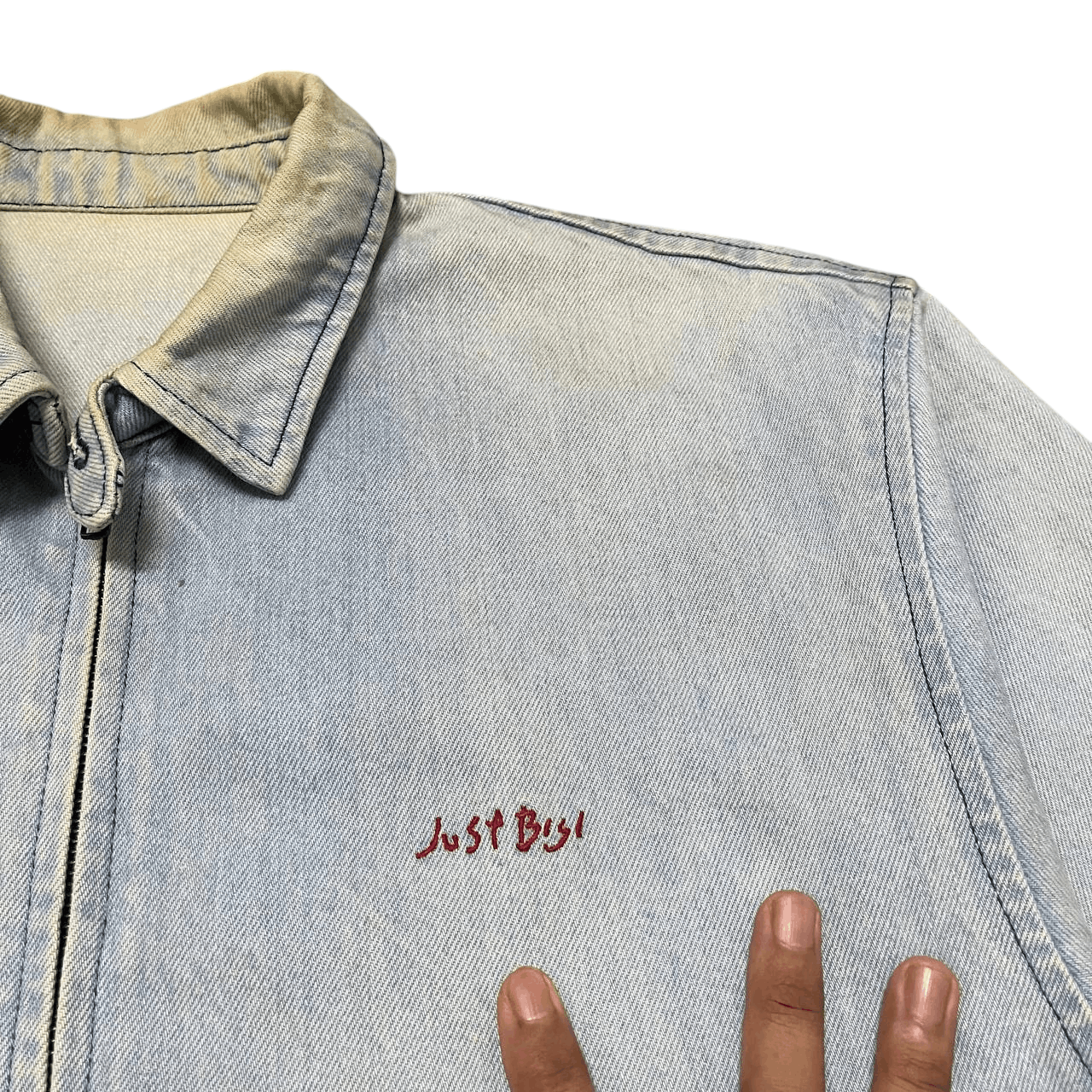 BIGI Vintage Just Bigi Produce by Bigi Denim Jacket Size US L / EU 52-54 / 3 - 5 Thumbnail