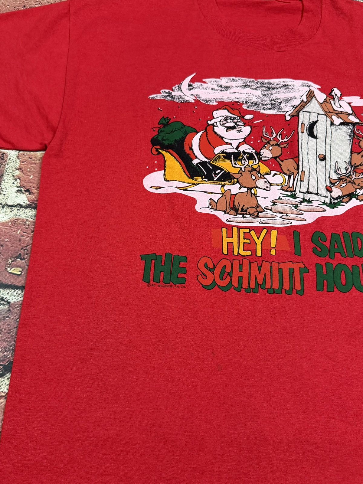 Other Vintage SANTA CLAUS Said SCHMITT House Tee Single Stitch 90s Size US L / EU 52-54 / 3 - 7 Thumbnail