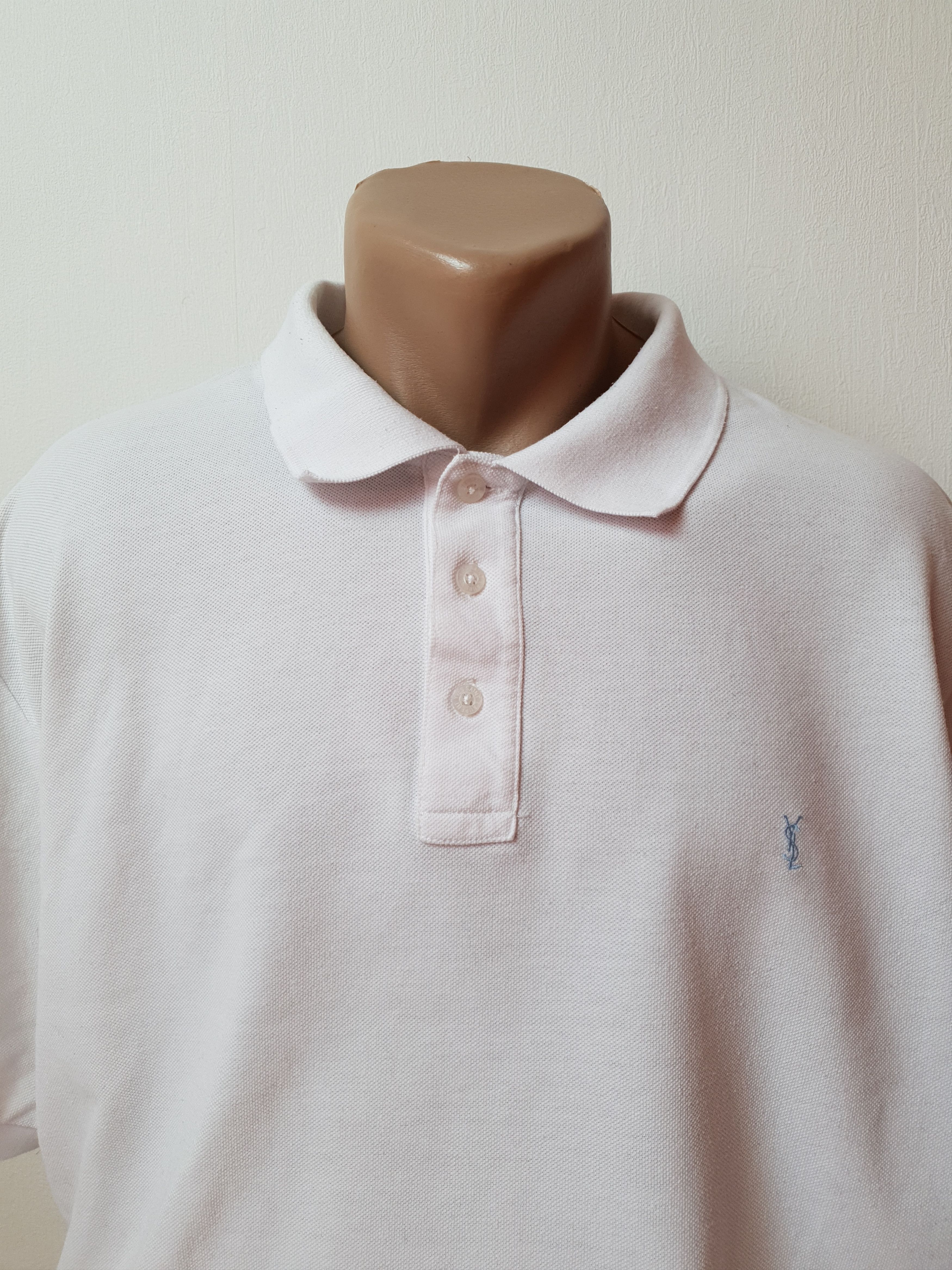 Yves Saint Laurent Polo t-shirt mens Yves Saint Laurent White Polo Size XXL YSL Size US XXL / EU 58 / 5 - 1 Thumbnail