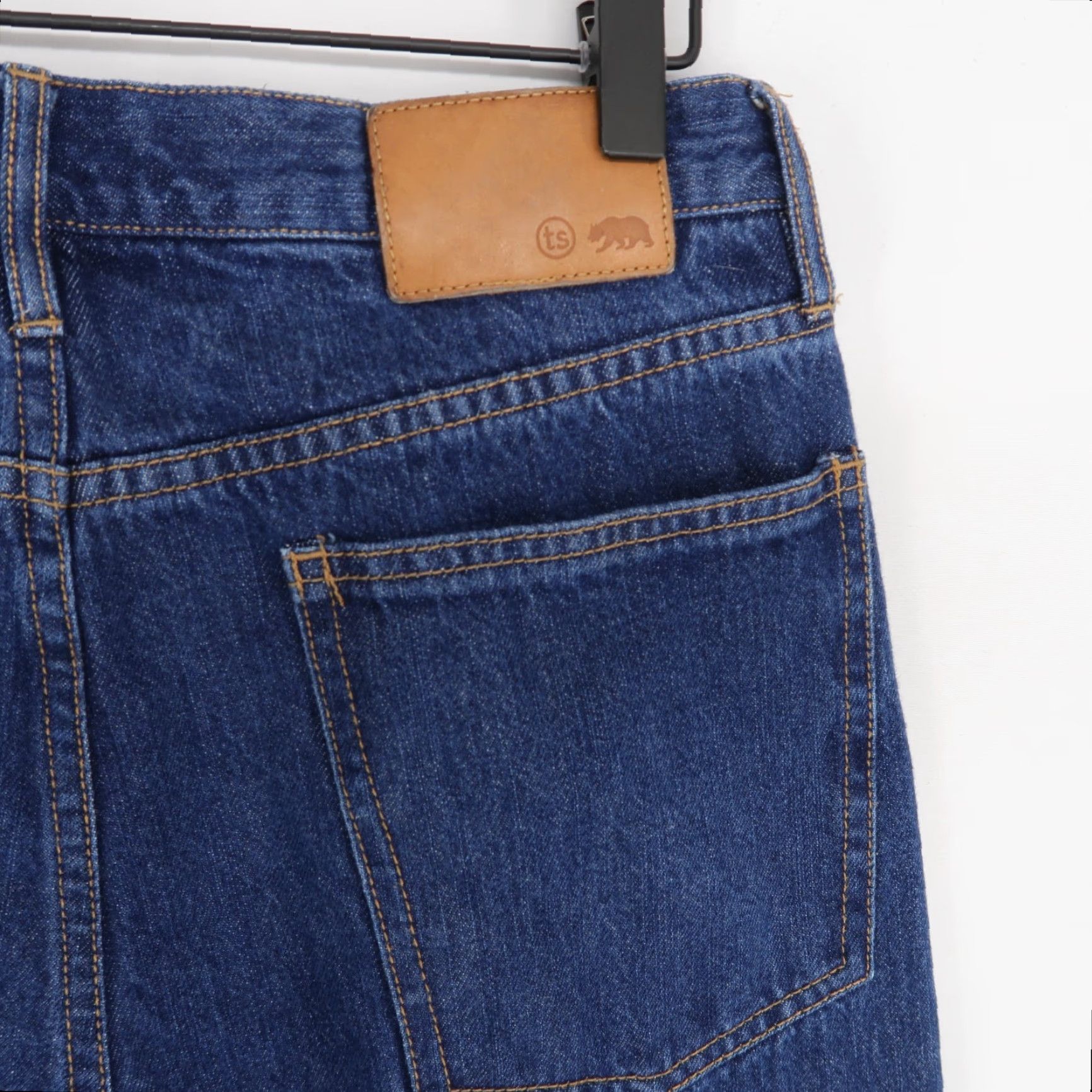 Taylor Stitch Taylor Stitch Jeans Mens 30 Blue Slim Denim Button Fly 5-Pocket Organic Cotton Selvedge Modern Straight Size US 30 / EU 46 - 5 Thumbnail