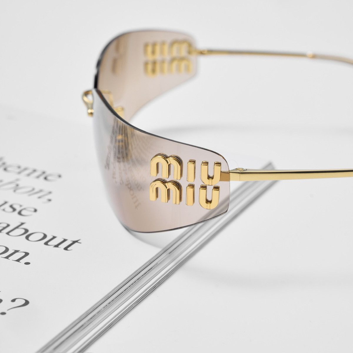 Miu Miu MIU MIU 0MU A51S 5AK20P SUNGLASSES Size ONE SIZE - 3 Thumbnail