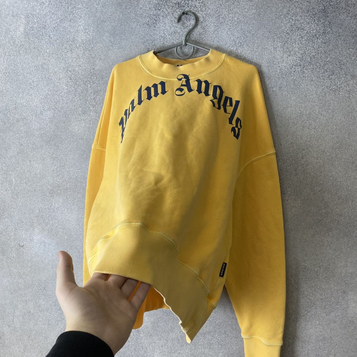 Palm Angels Palm Angels Sweatshirt Yellow S Size US S / EU 44-46 / 1 - 6 Thumbnail