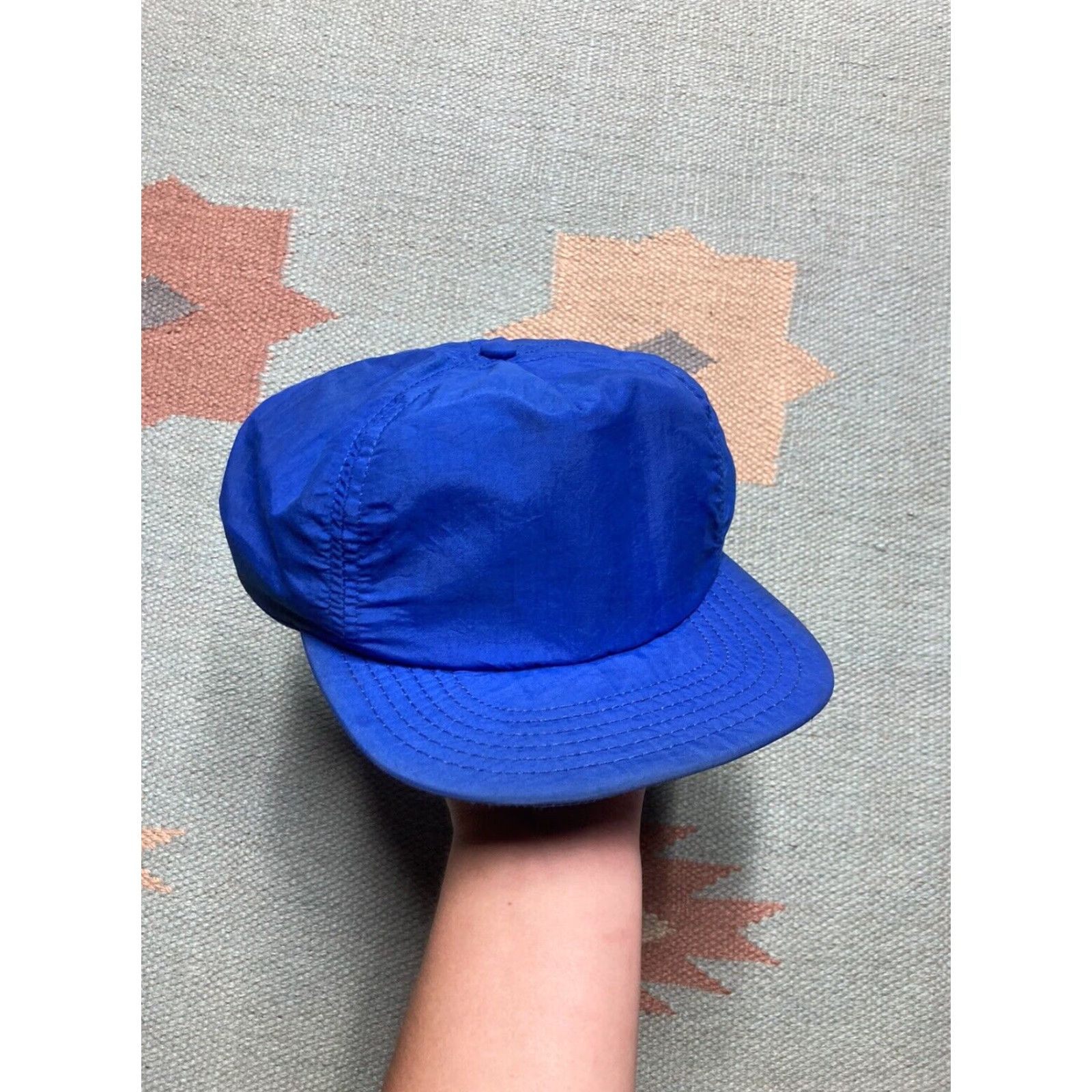 Avenue VINTAGE 90s Park Avenue SnapBack Hat Nylon Blue Lightweight Adjustable Men USA Cap Size US M / EU 48-50 / 2 - 2 Thumbnail