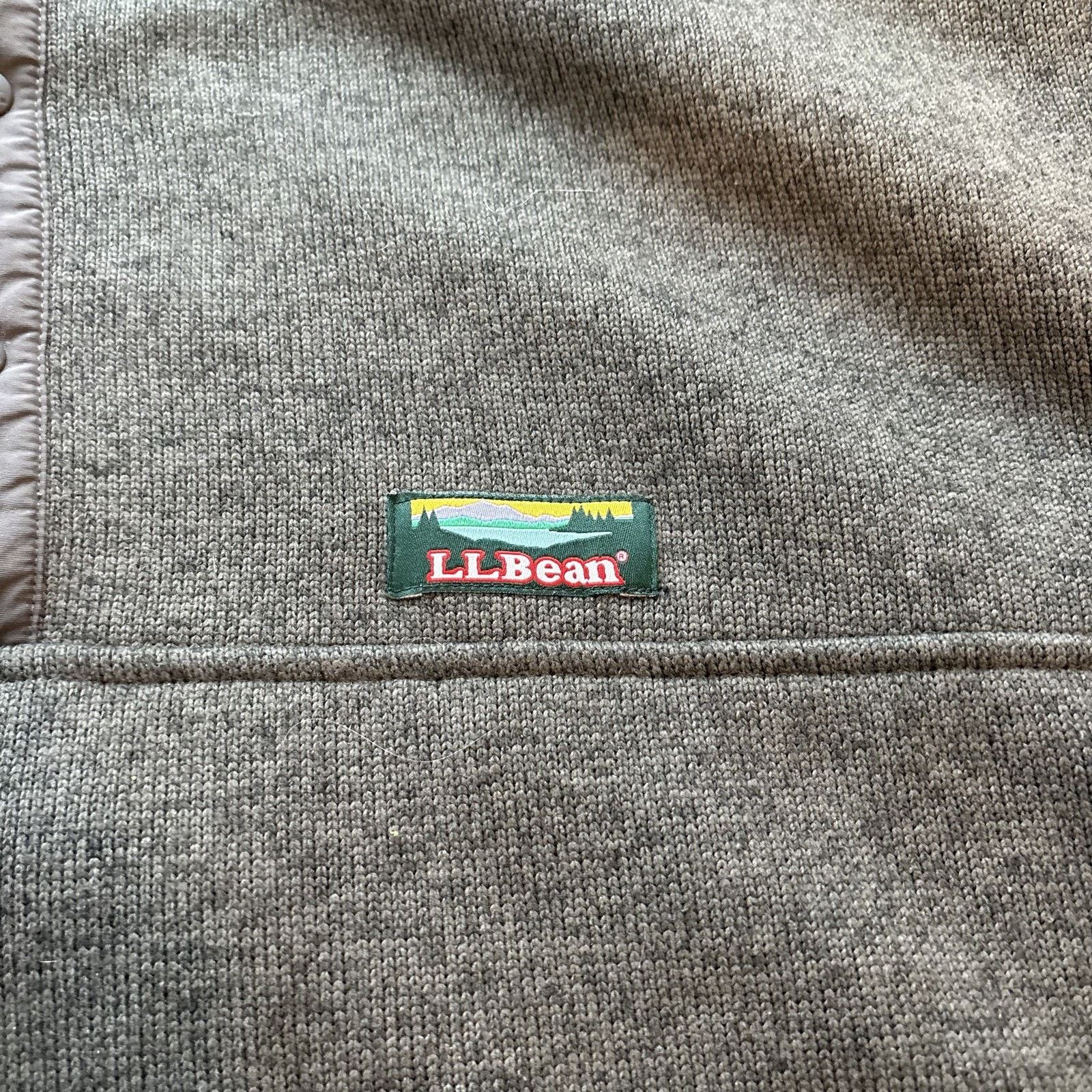 L.L. Bean L.L.Bean Men's Fleece Pullover Snap Mock Neck XXL Tall Size US XXL / EU 58 / 5 - 4 Thumbnail