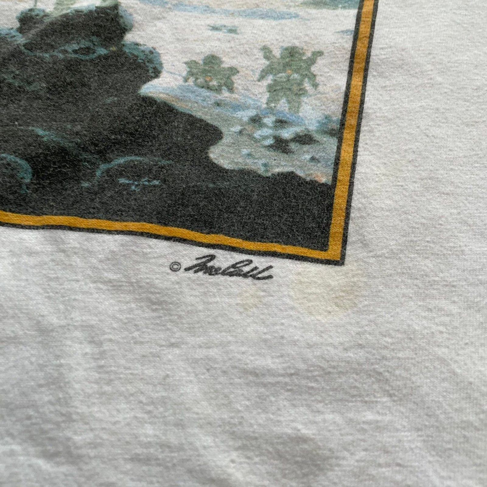 Hanes Vintage 90s Mission To Mars Astronaut Art T Shirt Small Rare Size US S / EU 44-46 / 1 - 8 Thumbnail