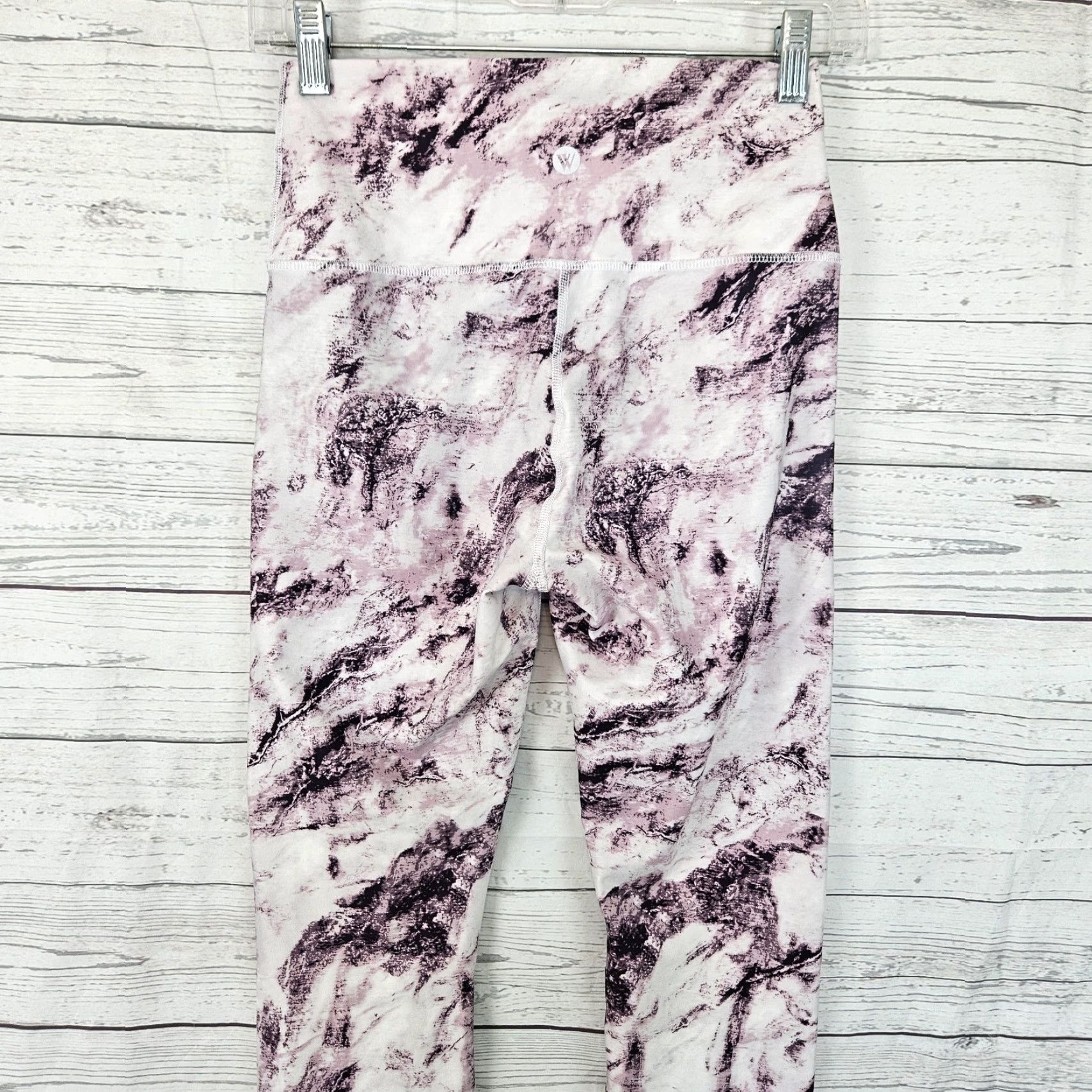 Wildfox Wildfox Leggings Womens Sz Medium Purple White High Rise Size 32" / US 10 / IT 46 - 4 Thumbnail
