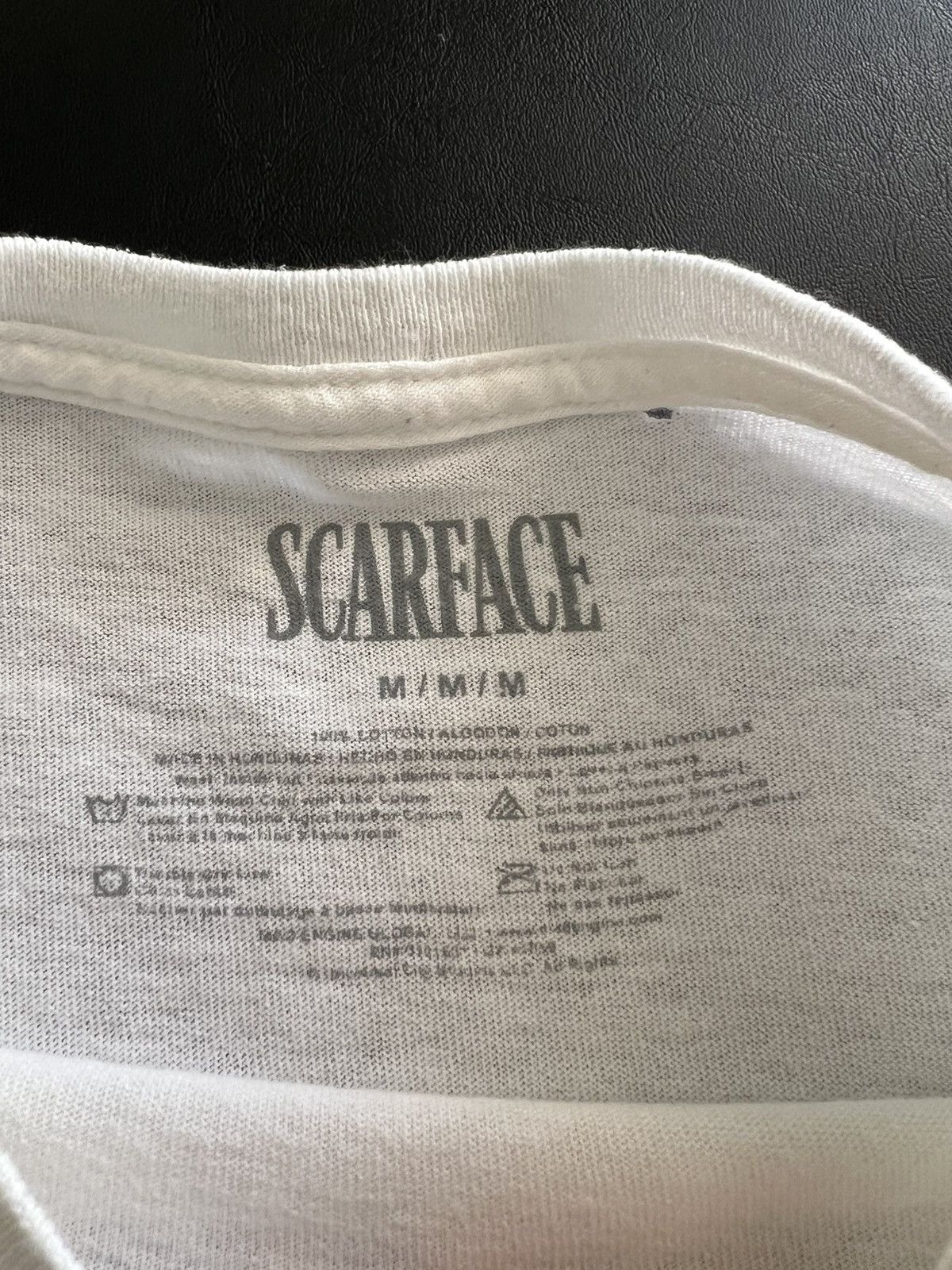 Vintage Vintage Scarface White T-Shirt Size US M / EU 48-50 / 2 - 3 Thumbnail