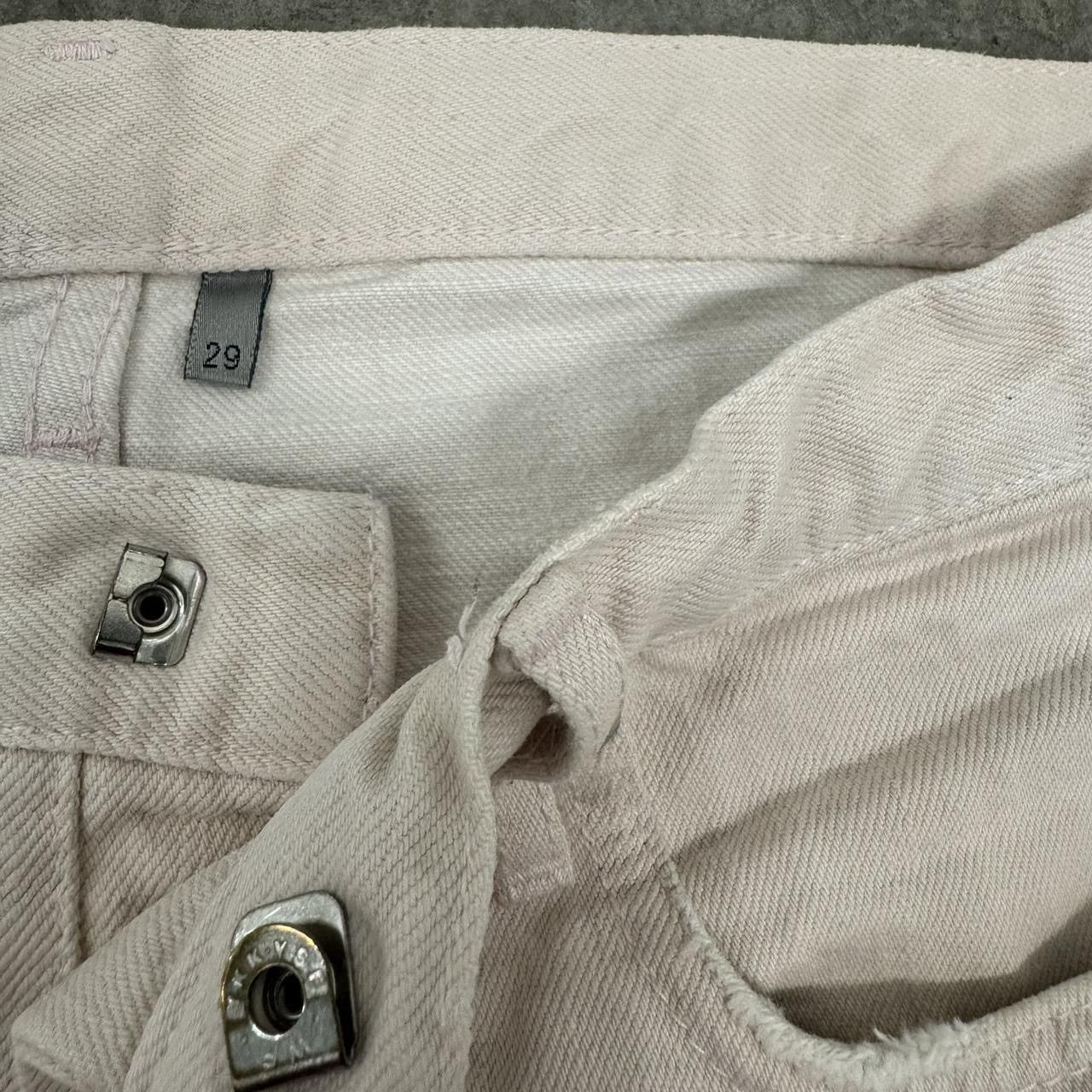 Hedi Slimane SS06 Dior Homme Pink Clawmark Jeans by Hedi Slimane Size US 29 - 5 Thumbnail