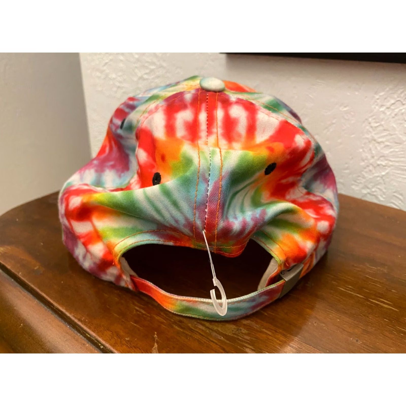 Obey OBEY Tie Dye Strapback Hat All Over Print Geometric Logo Men’s Adjustable Multicolor Baseball Cap Size ONE SIZE - 3 Thumbnail