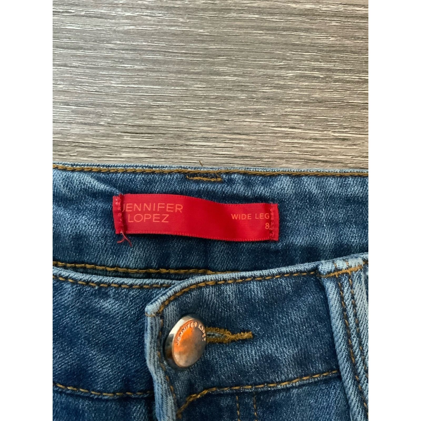 Jennifer Lopez Jennifer Lopez Wide Leg Denim Pants Jeans Women’s 8 USED Size 30" / US 8 / IT 44 - 3 Thumbnail