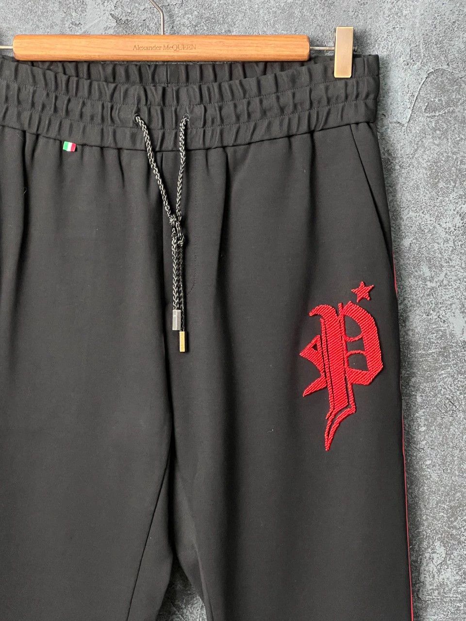 Philipp Plein PP logo sweatpants 35% nylon L Size US 37 - 3 Thumbnail