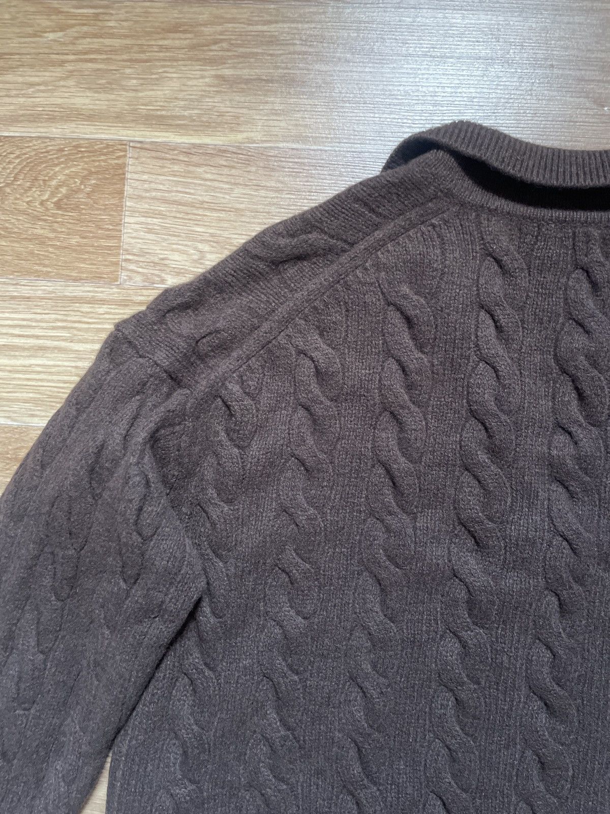 Polo Ralph Lauren Polo Ralph Lauren Women’s Cable-knit Wool-cashmere Sweater Size M / US 6-8 / IT 42-44 - 14 Thumbnail
