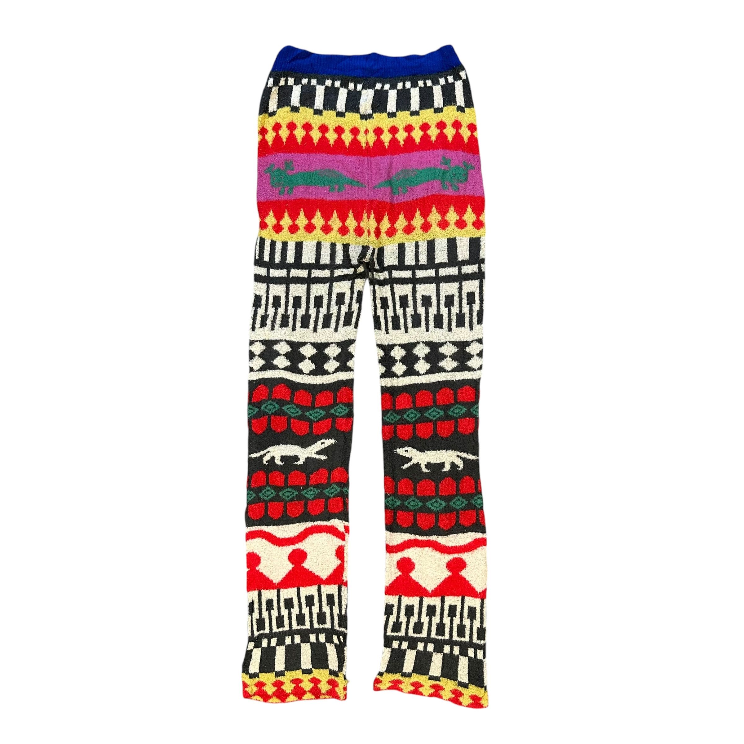 Tsumori Chisato TSUMORI CHISATO Motif Design Acrylic Elastic Pants #A61-1410 Size 25" / US 0 / IT 36 - 7 Thumbnail