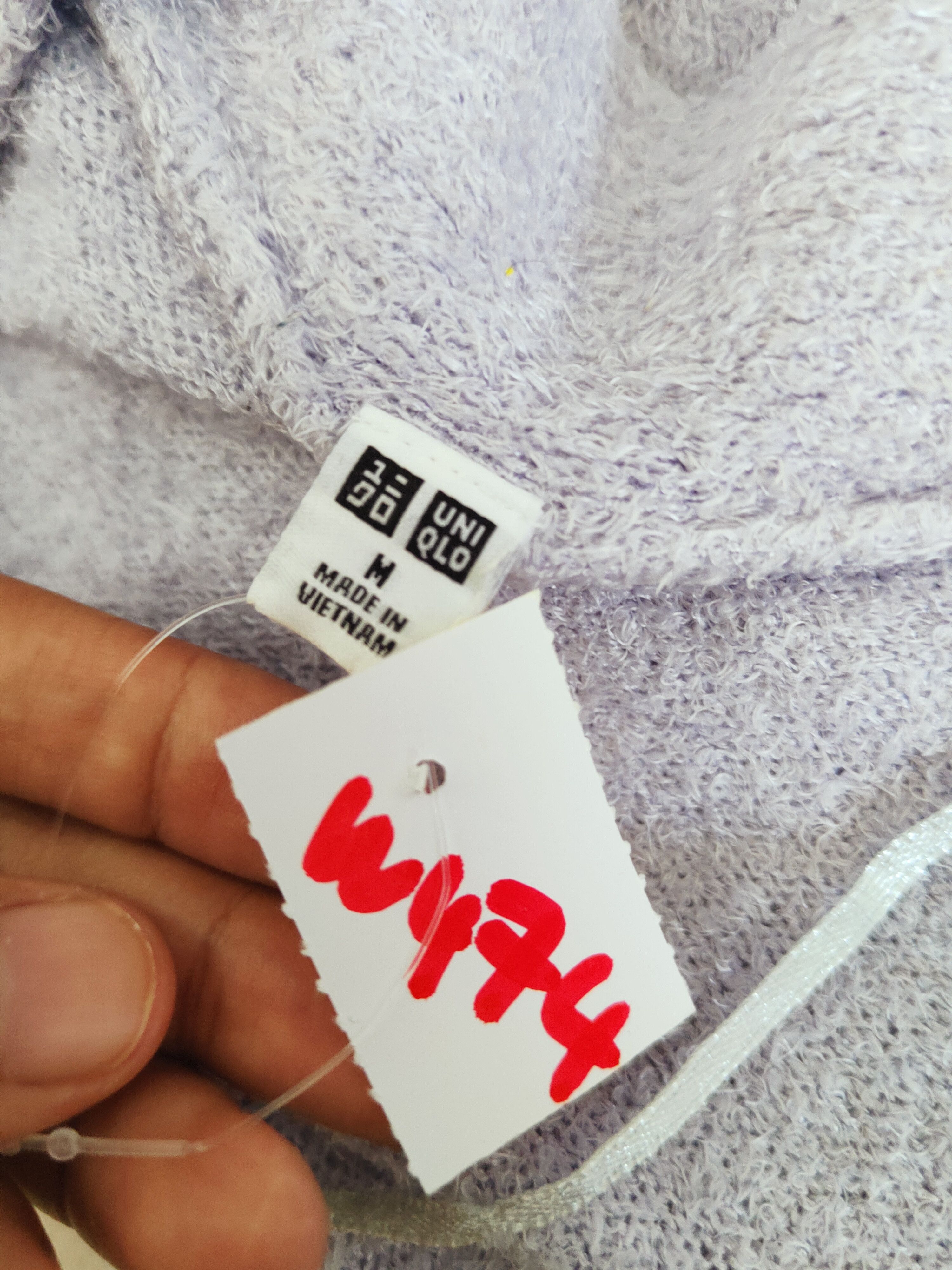Japanese Brand Uniqlo Purple Knitwear fleece fur Cardigan #W474 Size M / US 6-8 / IT 42-44 - 12 Thumbnail
