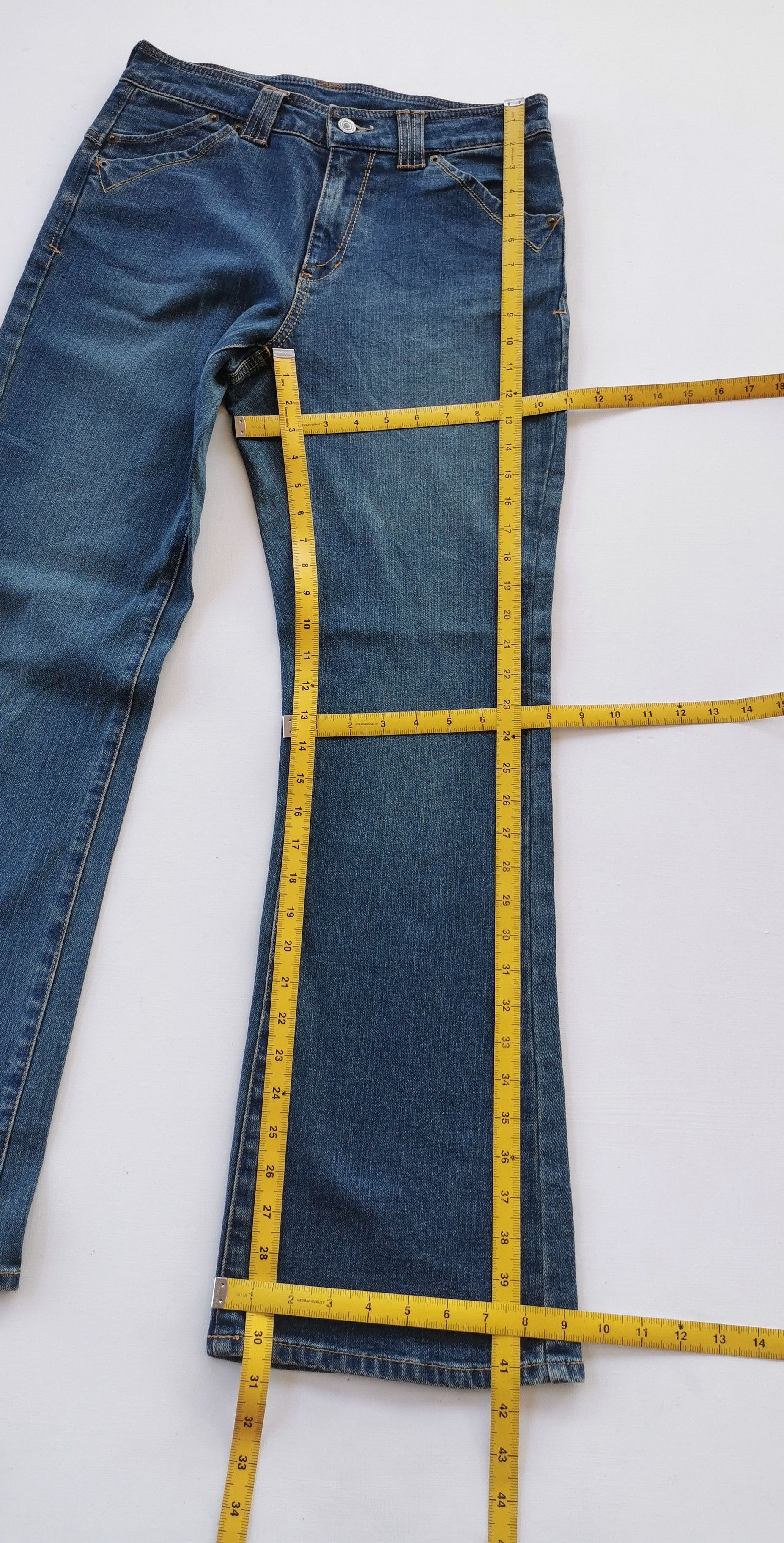 Beauty Beast Avantgarde Flared Denim Jeans Size 30 x 41.5 Size US 30 / EU 46 - 4 Thumbnail