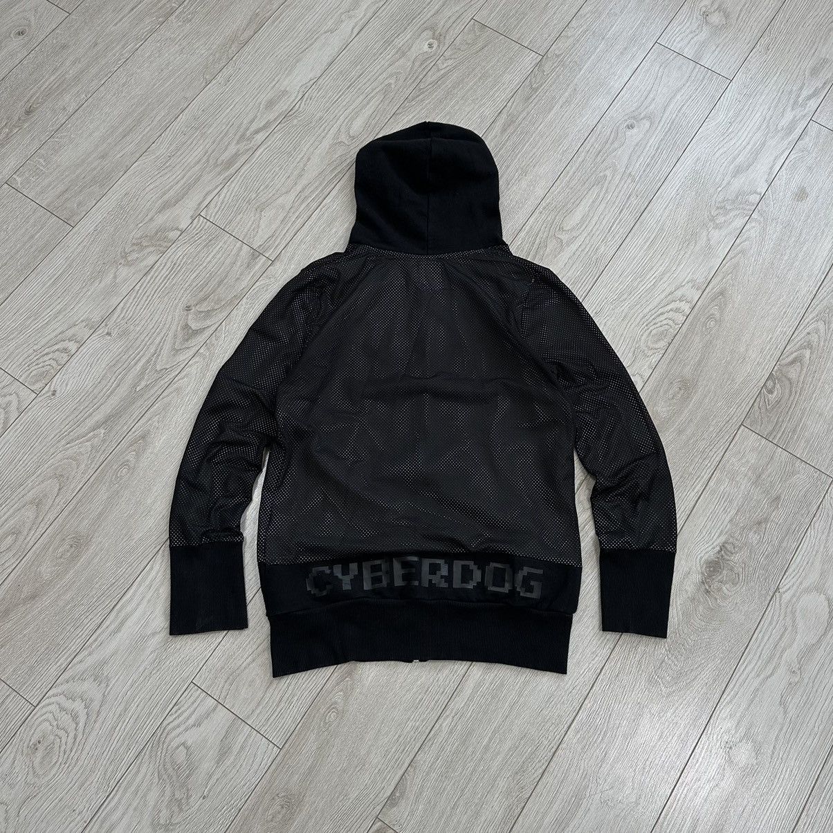 Japanese Brand Cyberdog Rare Mesh Back Logo Hoodie Size US M / EU 48-50 / 2 - 2 Thumbnail