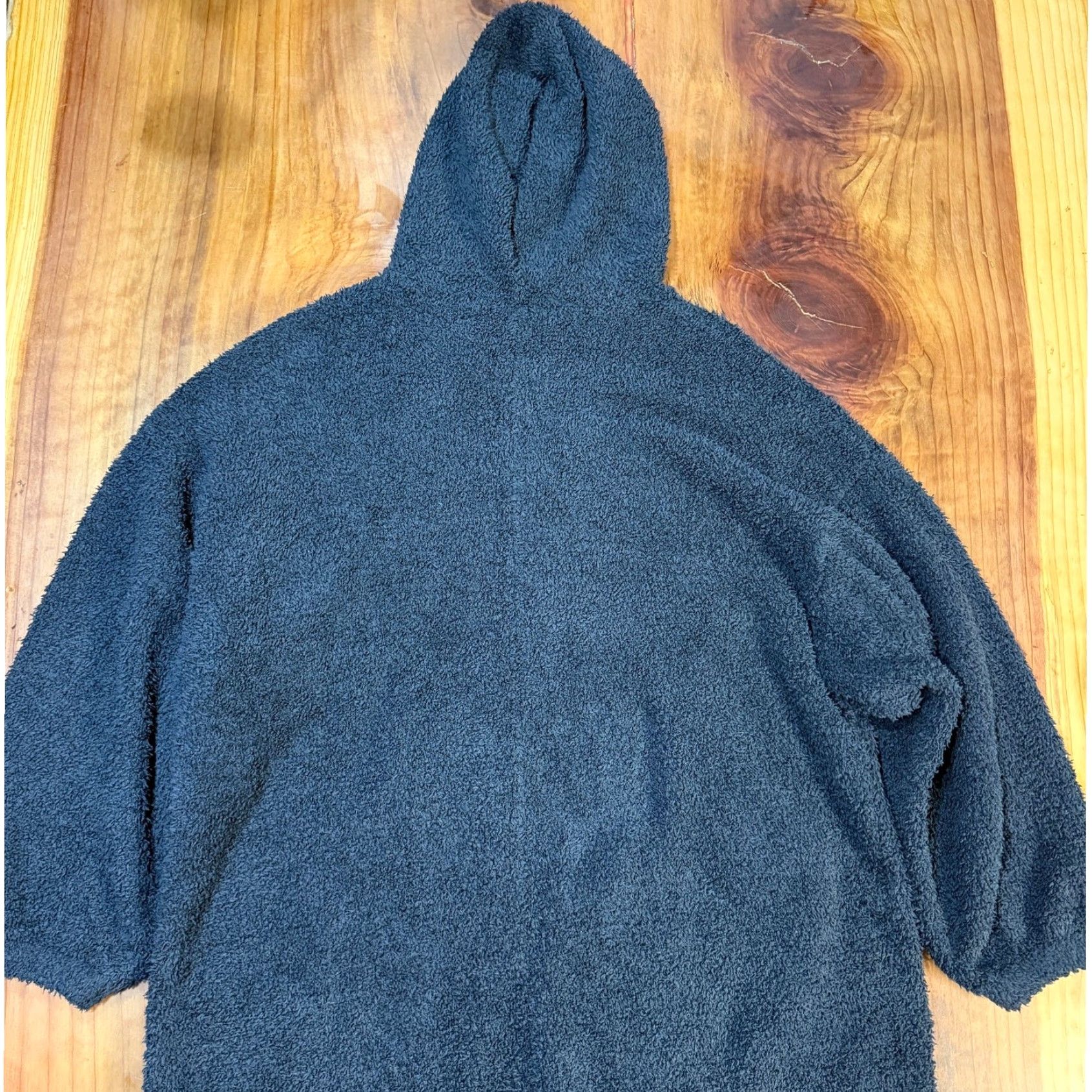 SKIMS SKIMS Jumpsuit Womens 5XL Plus Fleece Hooded Zip Crew Neck Long Sleeve Solid Black Size 40" / US 18 - 5 Thumbnail