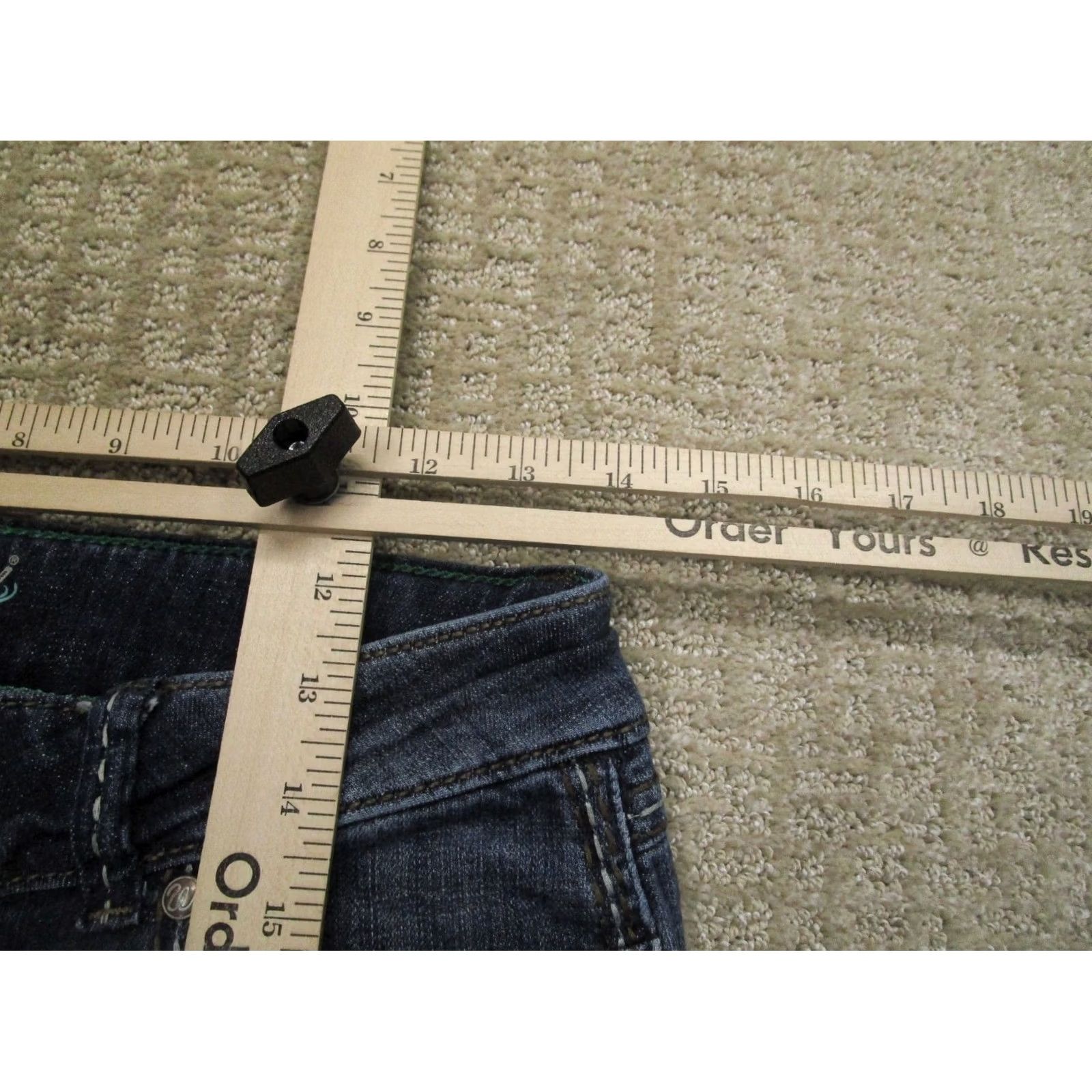 Wrangler Wrangler Jeans Women 6 Blue Low Rise Bootcut Western Denim Pants Curvy Stretch Size 28" / US 6 / IT 42 - 5 Thumbnail