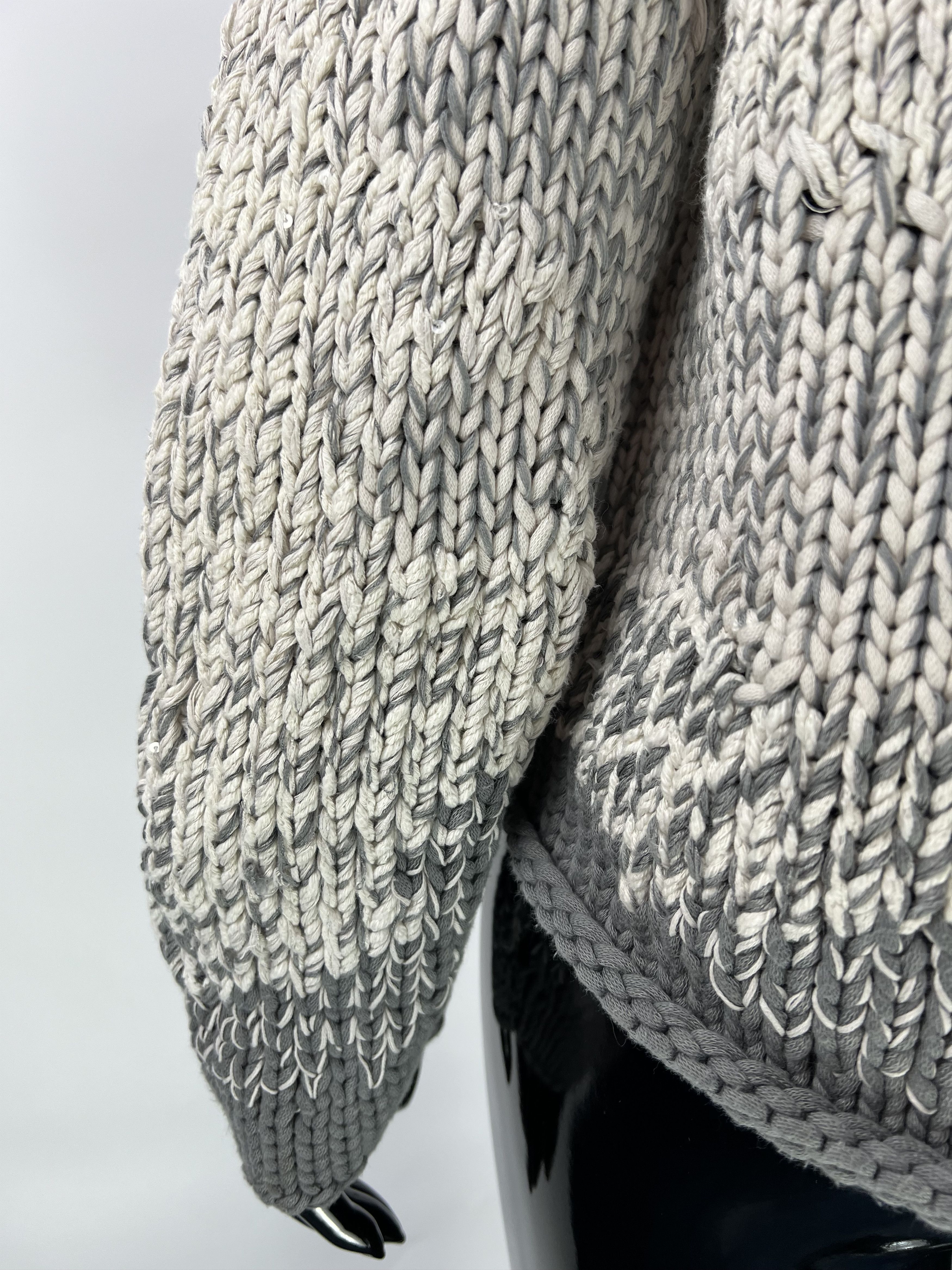 Brunello Cucinelli Brunello Cucinelli Cotton Linen Silk Sequins Sweater Size L Size L / US 10 / IT 46 - 5 Thumbnail
