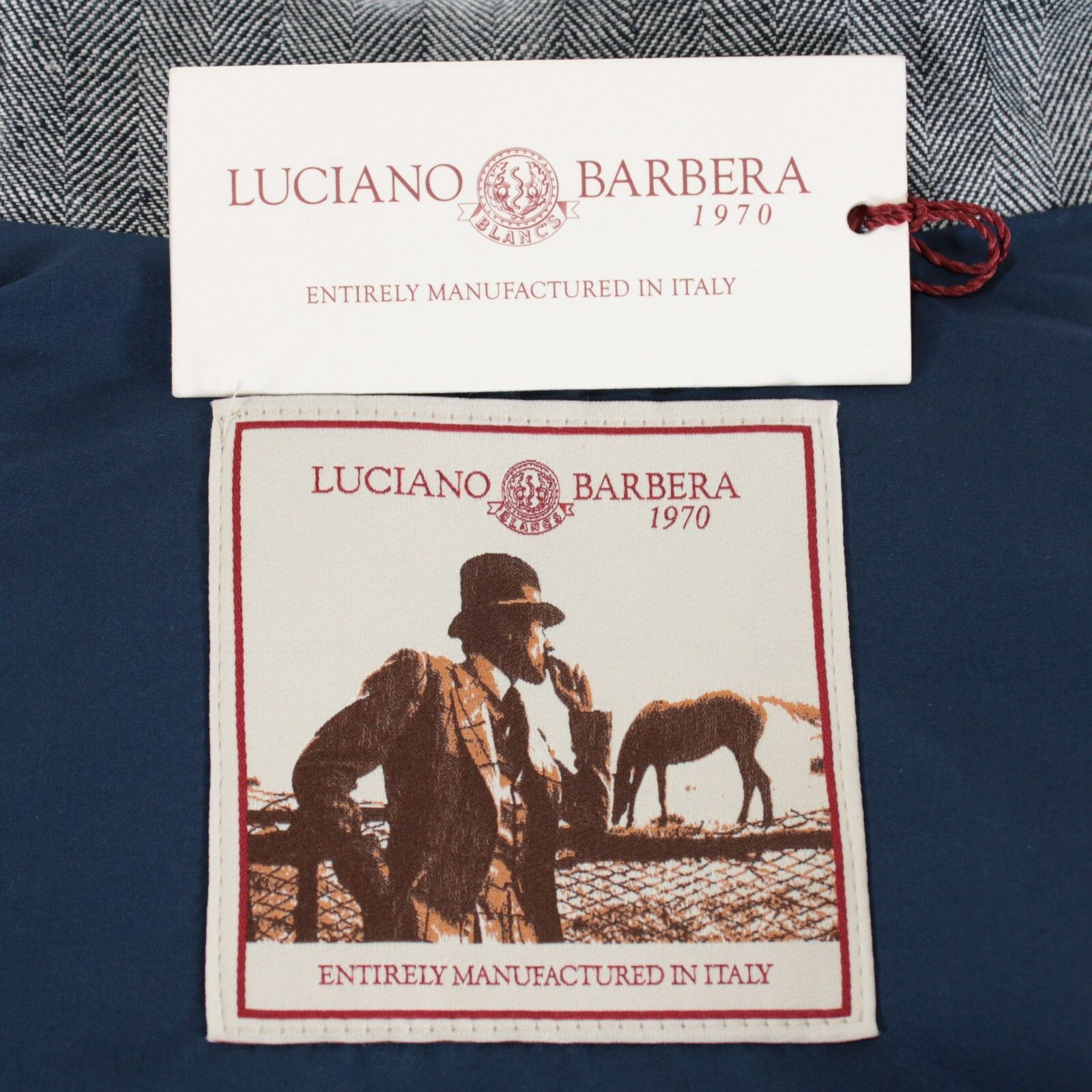 Luciano Barbera Luciano Barbera Vest Size M US In Blue Hemp Size US M / EU 48-50 / 2 - 8 Thumbnail