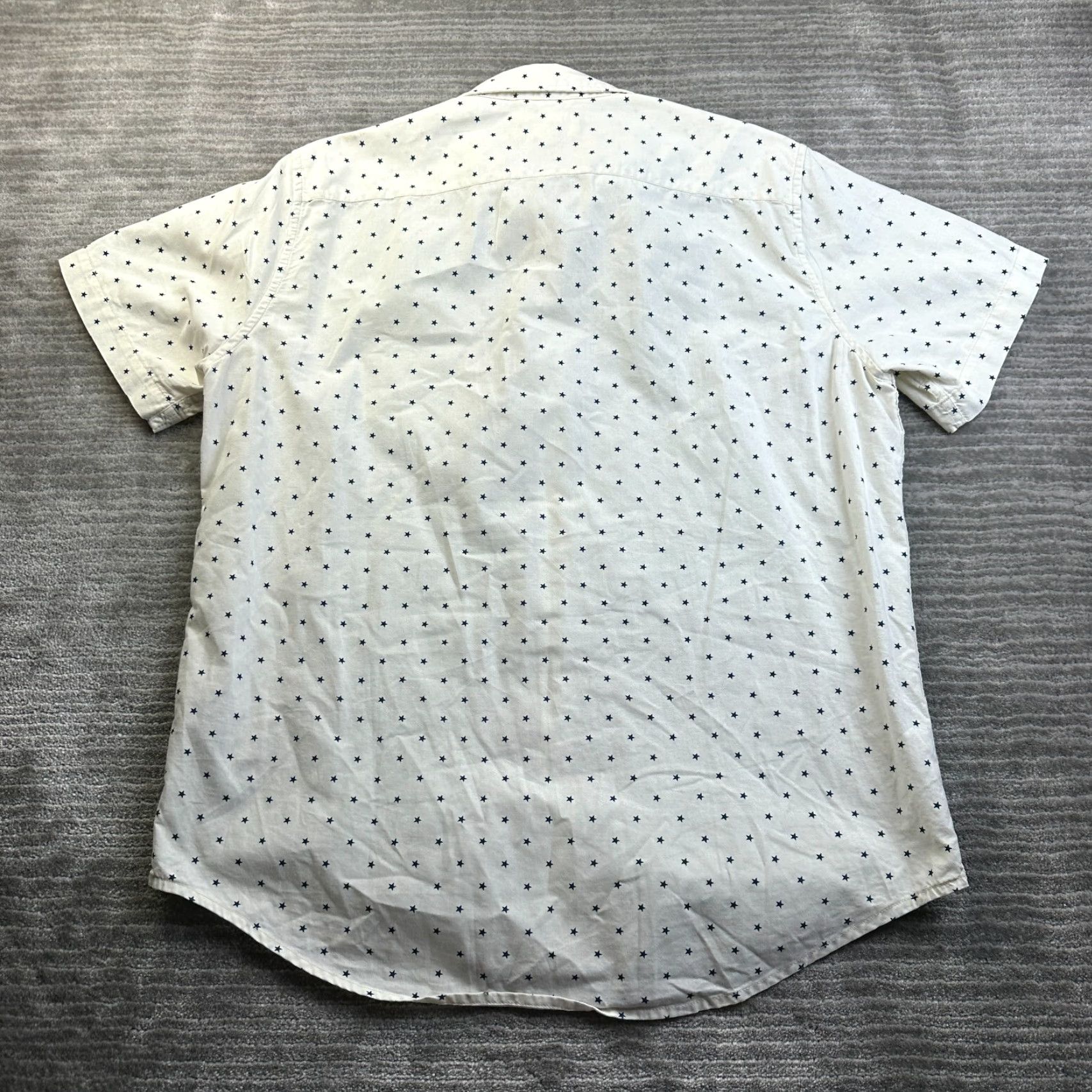 Vintage VINTAGE Denim & Supply Ralph Lauren Shirt Mens Large White Stars All Over Print Size US L / EU 52-54 / 3 - 2 Thumbnail