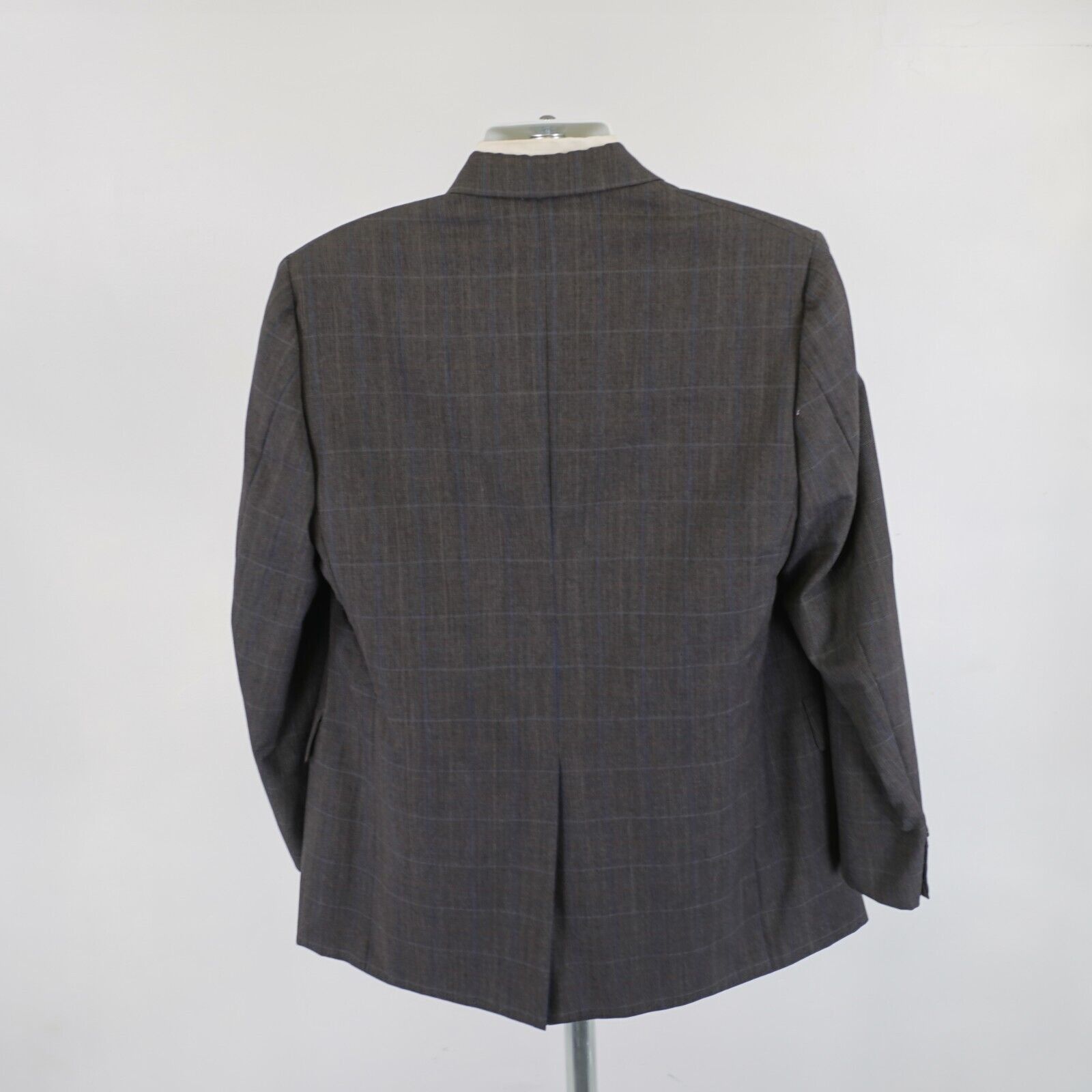 Hart Schaffner Marx Hart Schaffner Marx Gold Trumpeter Wool Gray Birdseye Window Size 40R - 9 Thumbnail