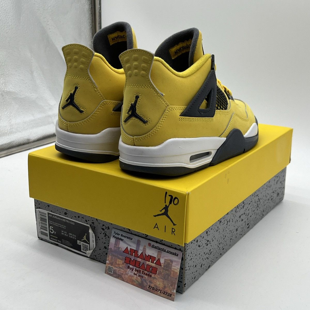 Jordan Brand Air Jordan 4 Lightning Size US 5 / EU 37 - 5 Thumbnail