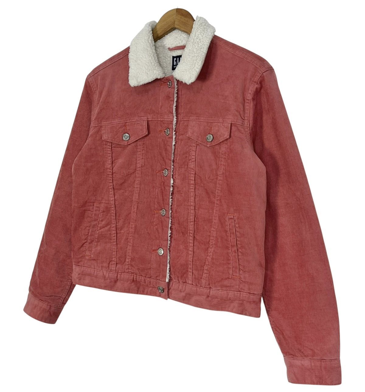 Gap Gap Denim Corduroy Sherpa Jacket Size XS / US 0-2 / IT 36-38 - 4 Thumbnail