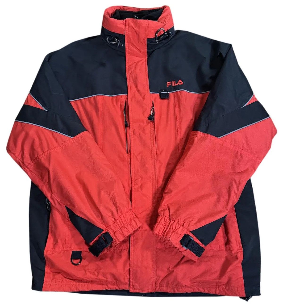 Fila Vintage Fila 3 in 1 Red / Black Jacket (Size XL) Size US XL / EU 56 / 4 - 1 Thumbnail