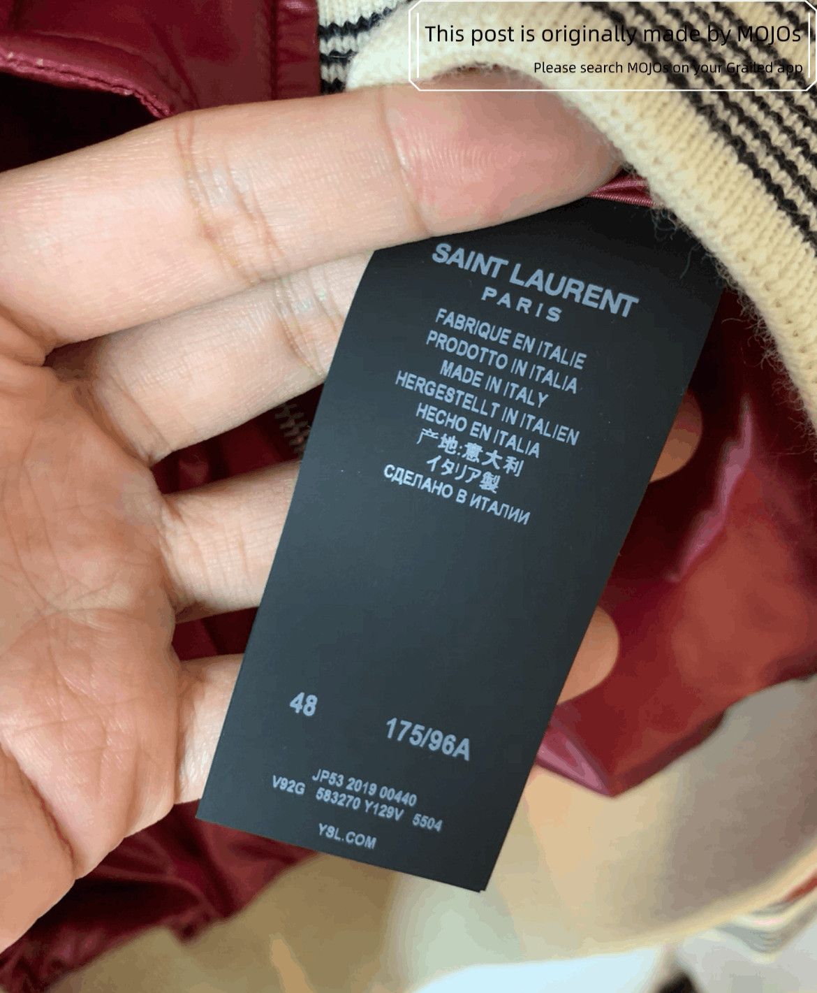 Saint Laurent Paris Sz 48 Saint Laurent Paris Cotton Filled Teddy Jacket Size US M / EU 48-50 / 2 - 5 Thumbnail
