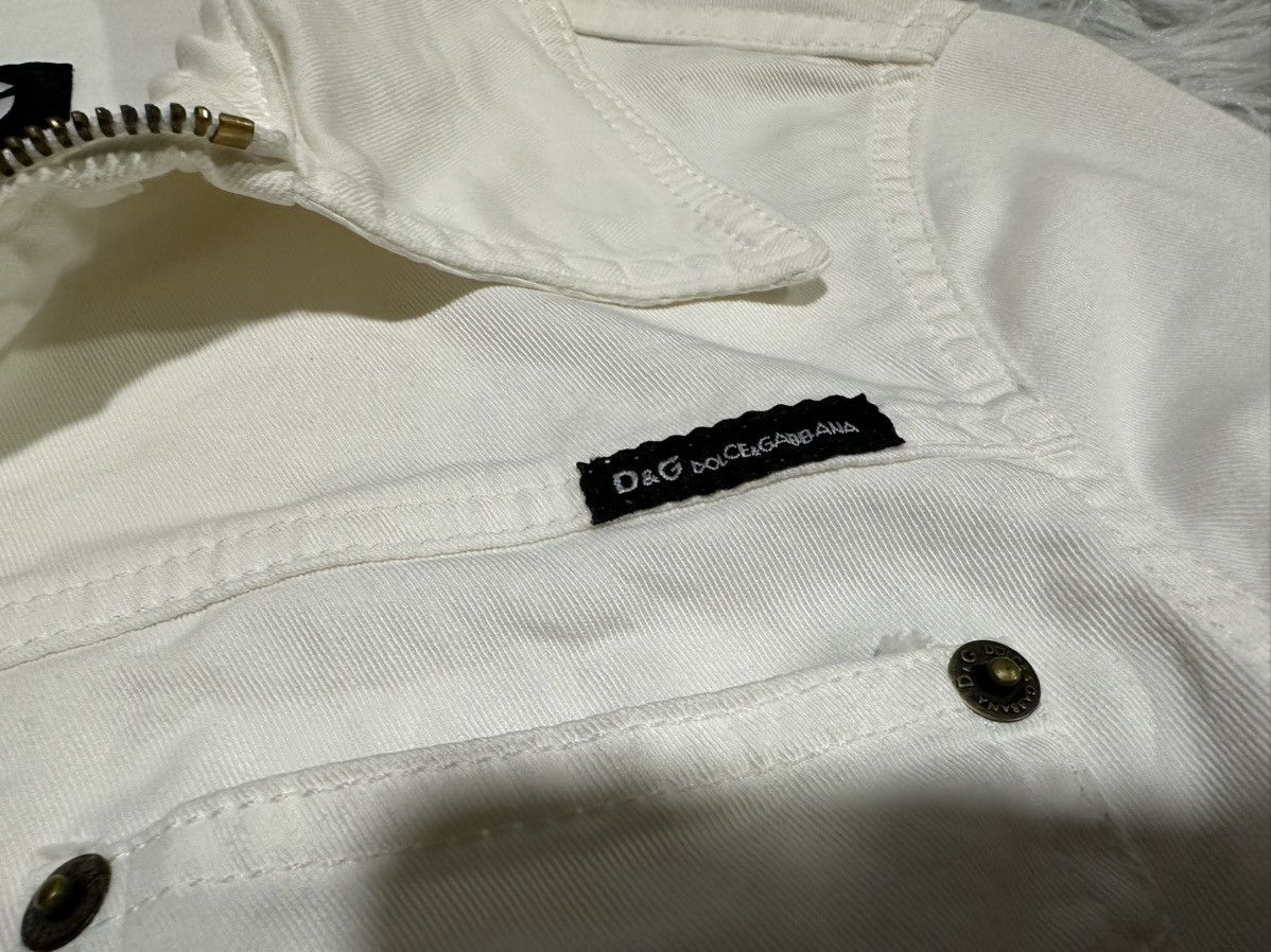 Dolce & Gabbana 🔥Vintage D&G Dolce And Gabbana Cropped Biker Jacket Zipper Size US XS / EU 42 / 0 - 5 Thumbnail