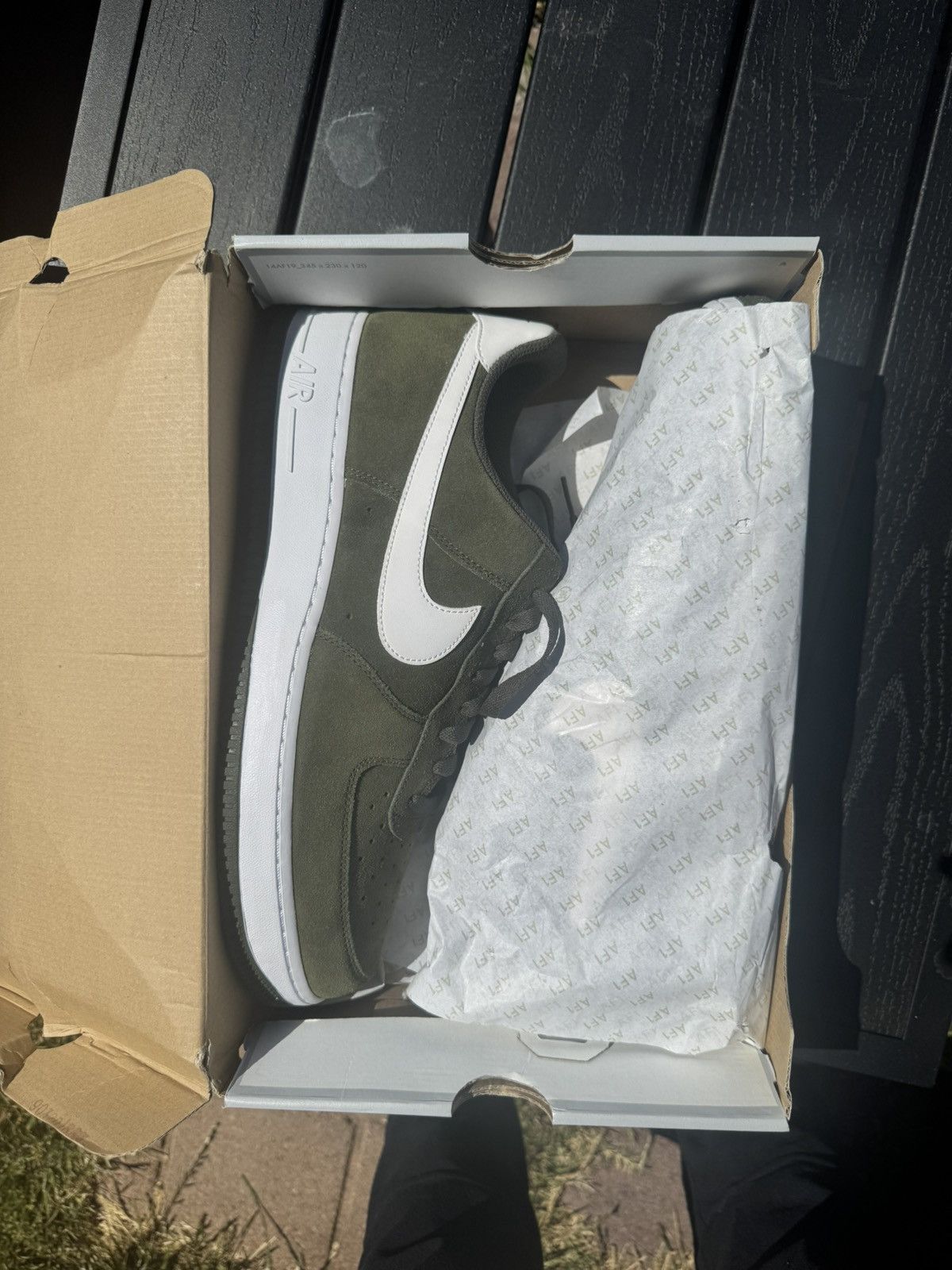 Nike Air Force 1 Cargo White/ White-Cargo Khaki Size US 14 / EU 47 - 1 Thumbnail
