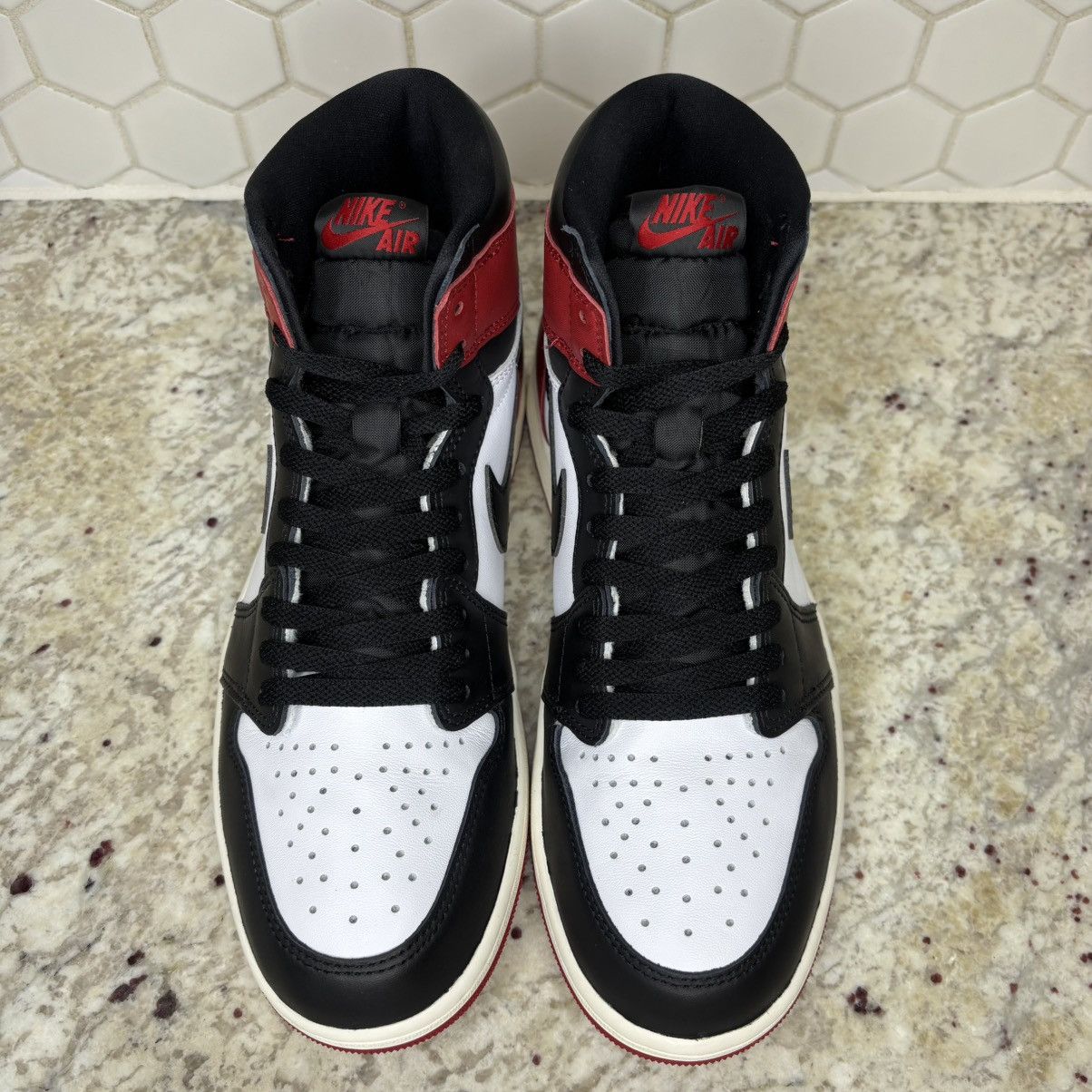 Jordan Brand Size 10 -Jordan 1 High Black Toe Reimagined Worn Once No Box Size US 10 / EU 43 - 5 Thumbnail
