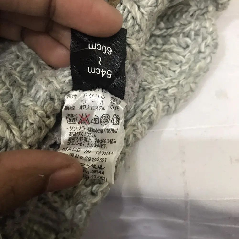 Montbell × Vintage Montbell Knit Beanie Hat Size ONE SIZE - 6 Thumbnail