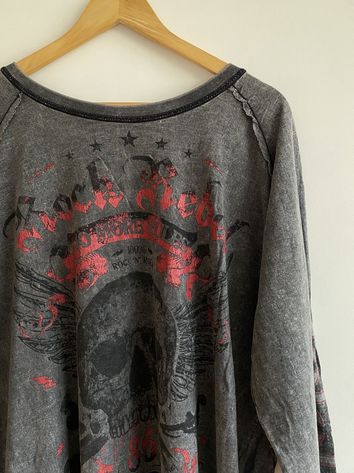 Affliction Rock Rebel Longsleeve | Double-Sided Print | Streetwear Size US XXL / EU 58 / 5 - 7 Thumbnail
