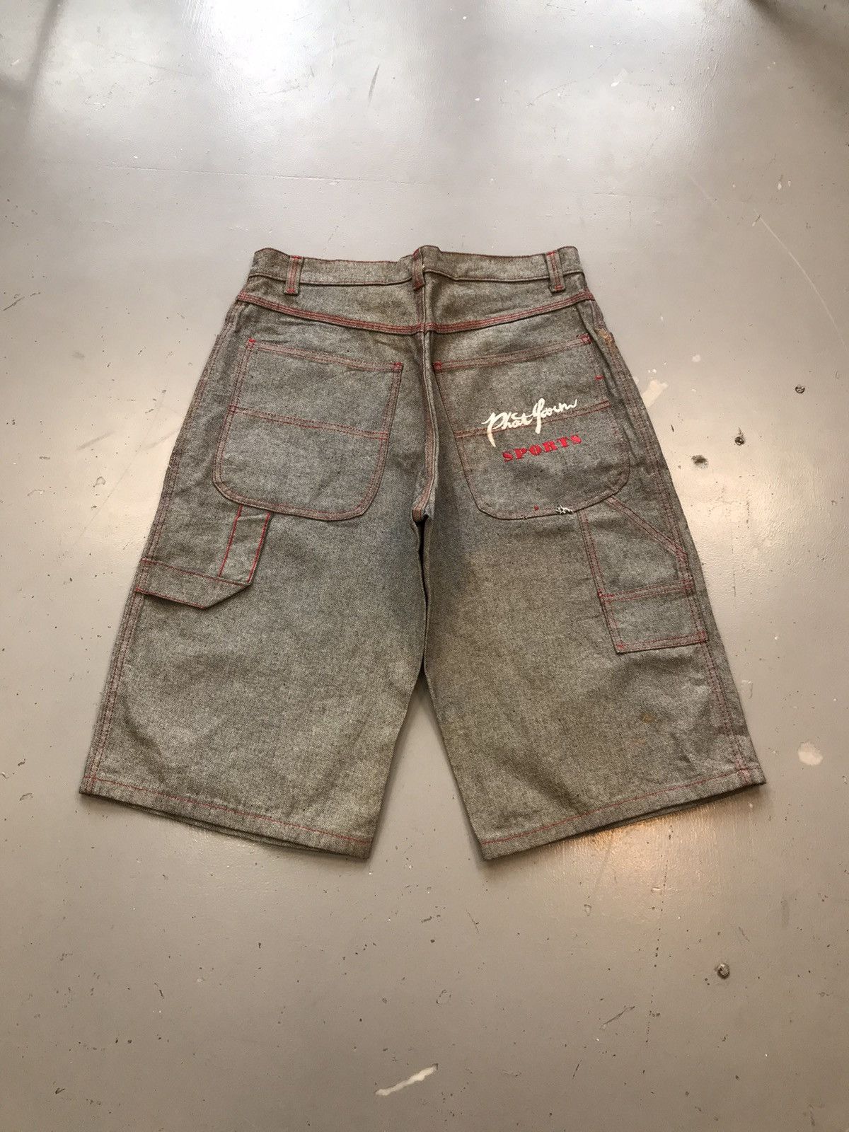Phat Farm × Vintage Vintage phat farm Y2K carpenter denim jort Size US 34 / EU 50 - 1 Thumbnail