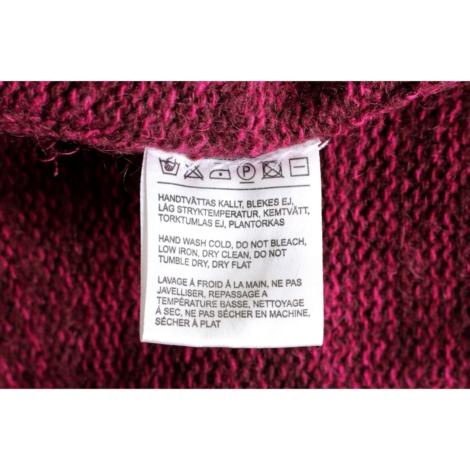 Vintage ACNE SINGER AW12 Crew Neck Knit Wool Mohair Jumper Sweater Women L Purple Melange Knitwear Pullover Jumper Womens Size L / US 10 / IT 46 - 6 Thumbnail