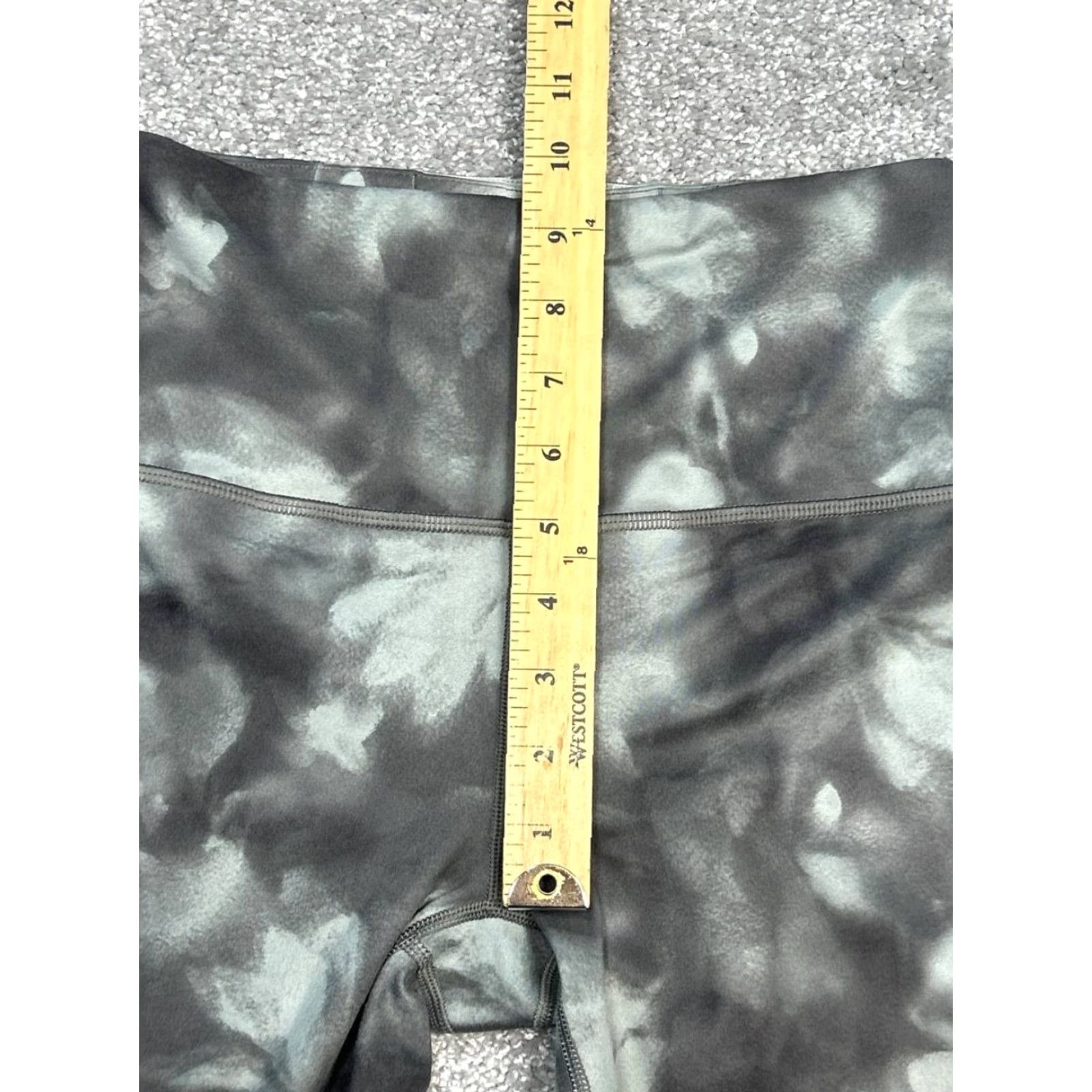 Athleta Athleta Leggings Womens XS Multicolor Abstract Print Logo Mid Rise Yoga Size 26" / US 2 / IT 38 - 4 Thumbnail