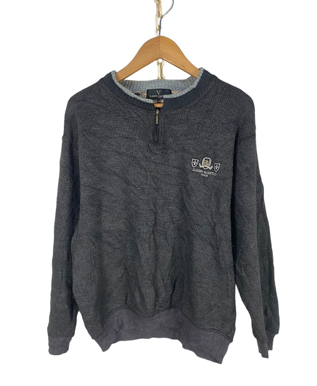 Claudio Valentino half zipper sweatshirt