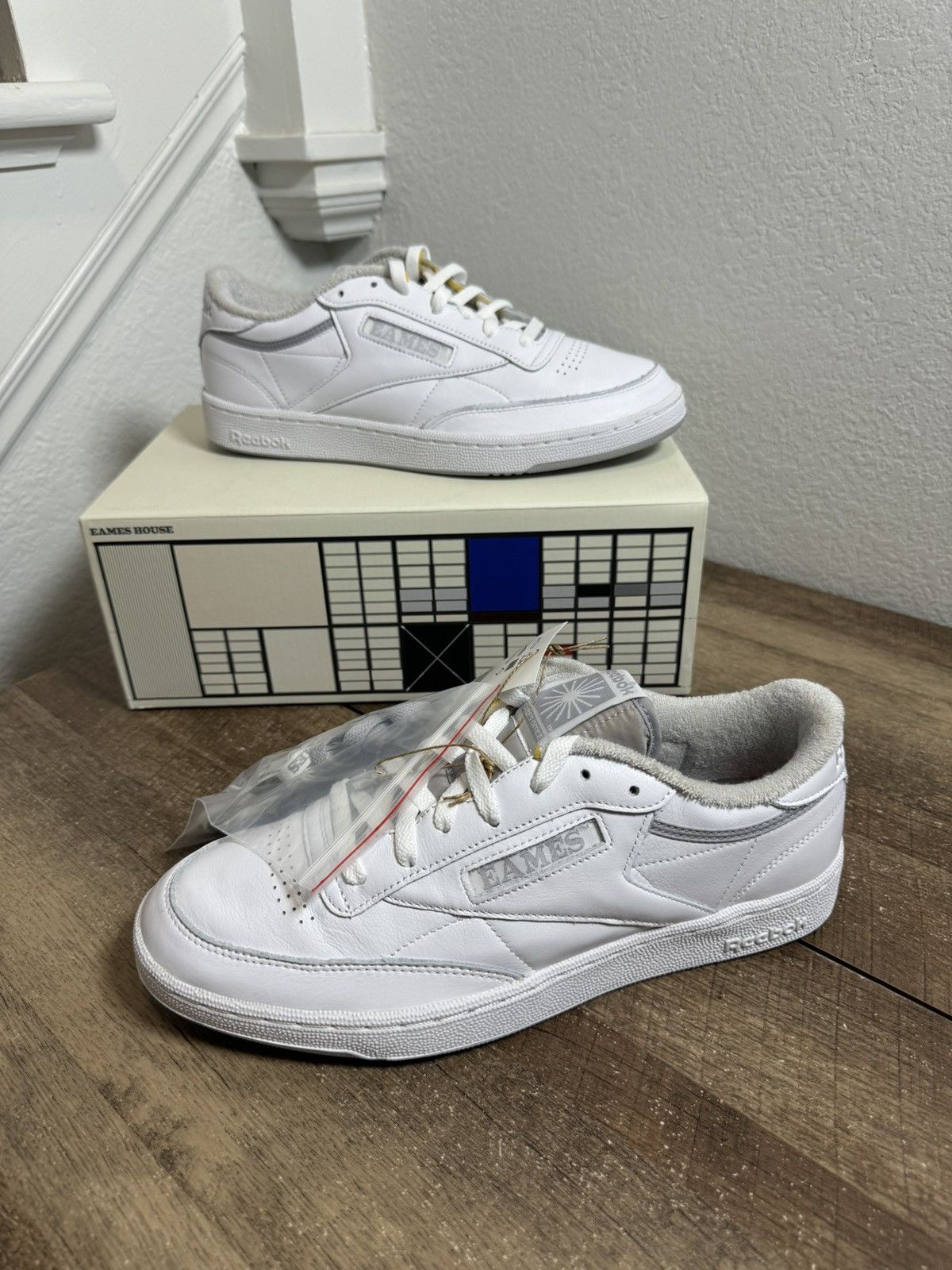 Reebok Reebok Club C 85 x Eames Office Monotone Pack Size 10.5 NEW Size US 10.5 / EU 43-44 - 2 Thumbnail