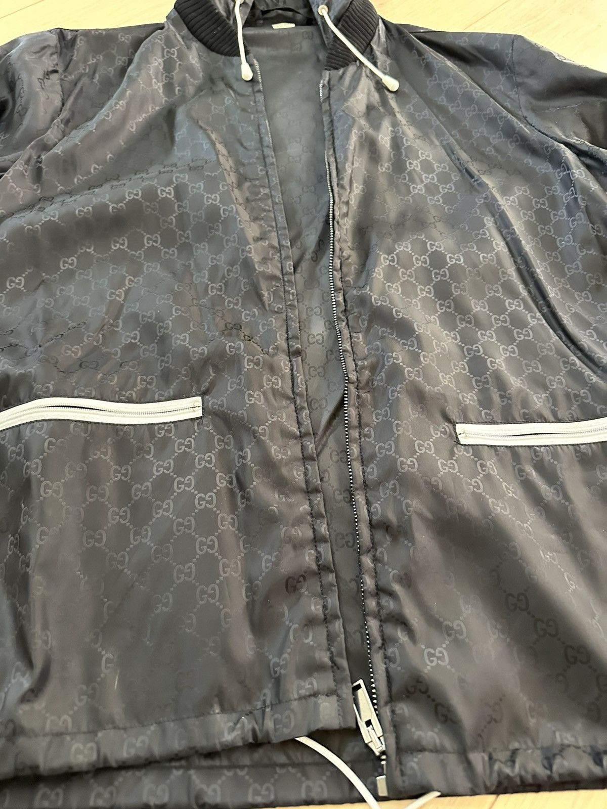 Gucci Black Gucci Monogram Windbreaker Size US M / EU 48-50 / 2 - 4 Thumbnail