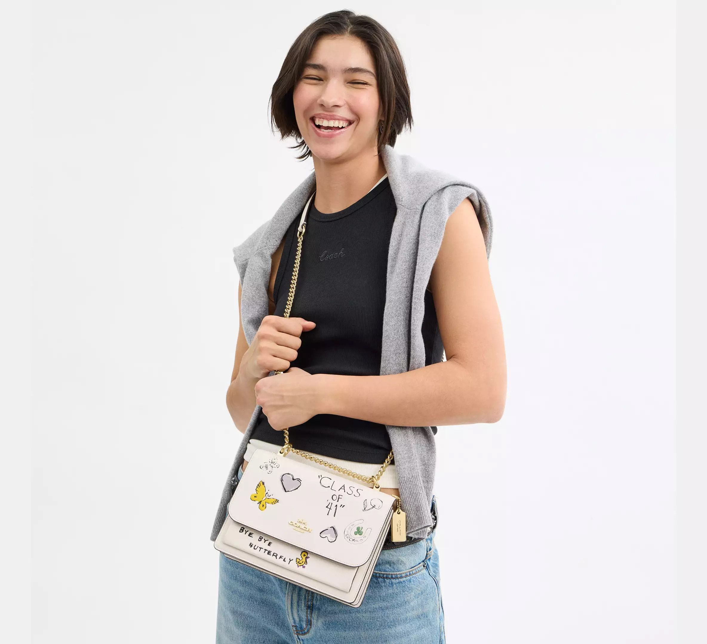 Coach Nwt Coach Klare Crossbody Bag With Sketch Print CAK15 Size ONE SIZE - 10 Thumbnail