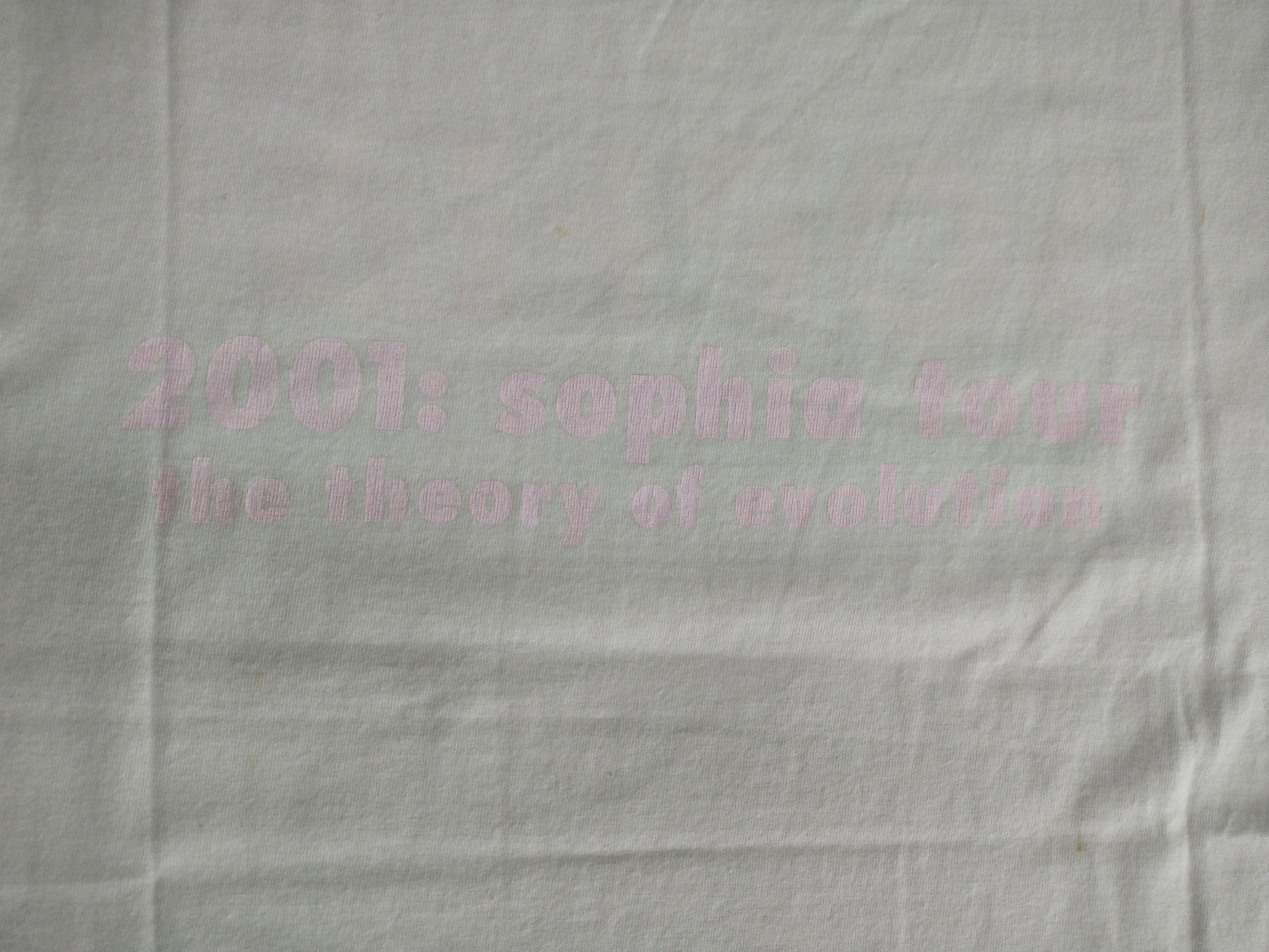 Bape Vintage Sophia Tour The Theory Of Evolution Tee Size US S / EU 44-46 / 1 - 10 Thumbnail