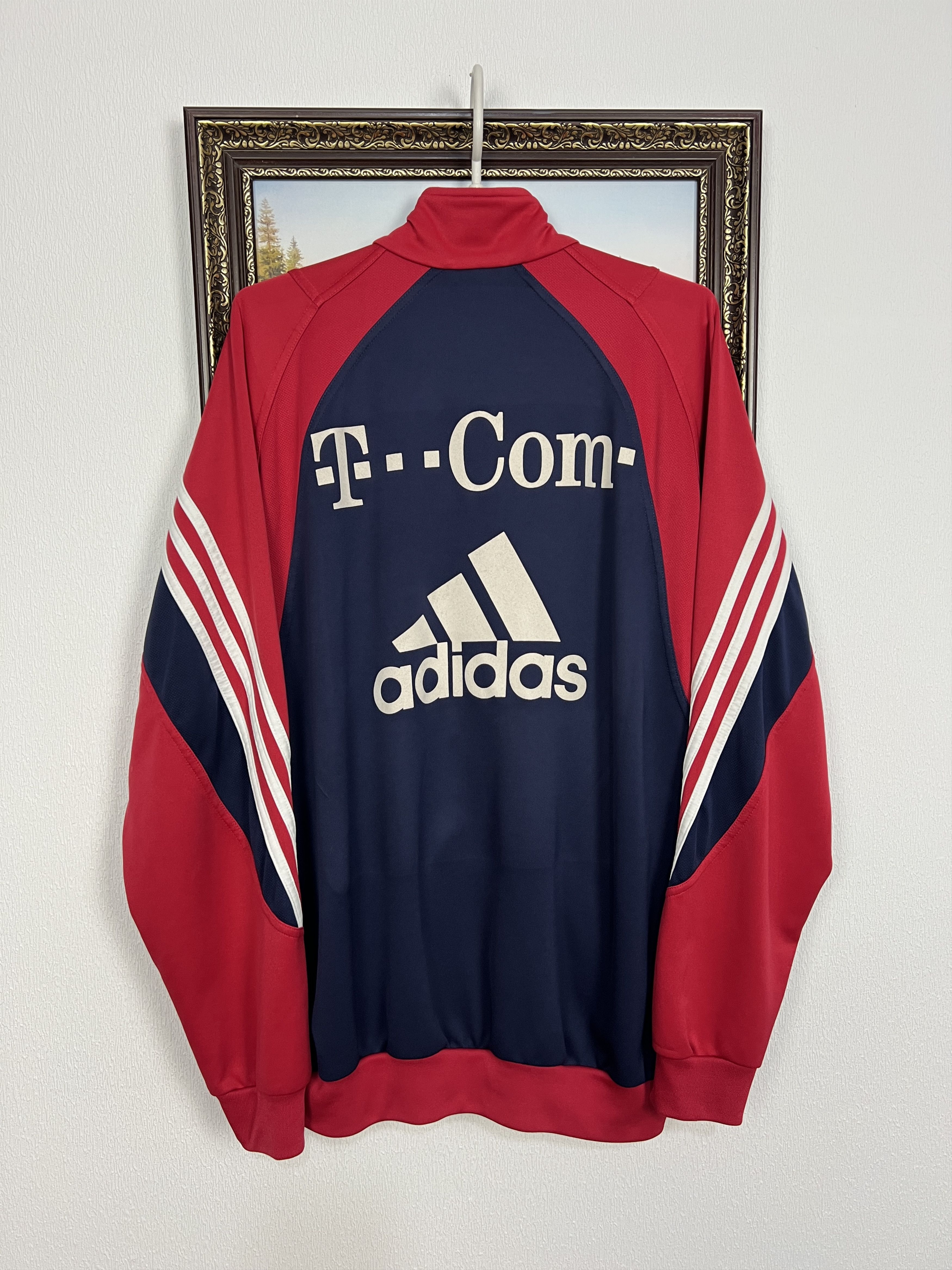 Adidas Vintage Bayern Munich Player Issue Football Jacket Track Top Size US L / EU 52-54 / 3 - 9 Thumbnail