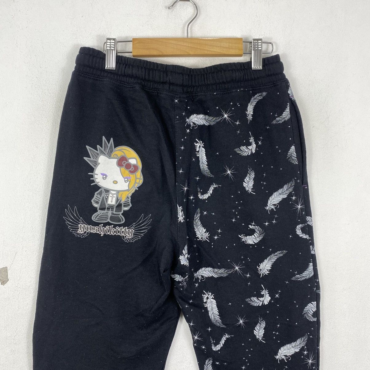 Japanese Brand Sanrio x Yoshikitty X Japan Drummer Sweatpants 2018 M Size US 32 / EU 48 - 6 Thumbnail
