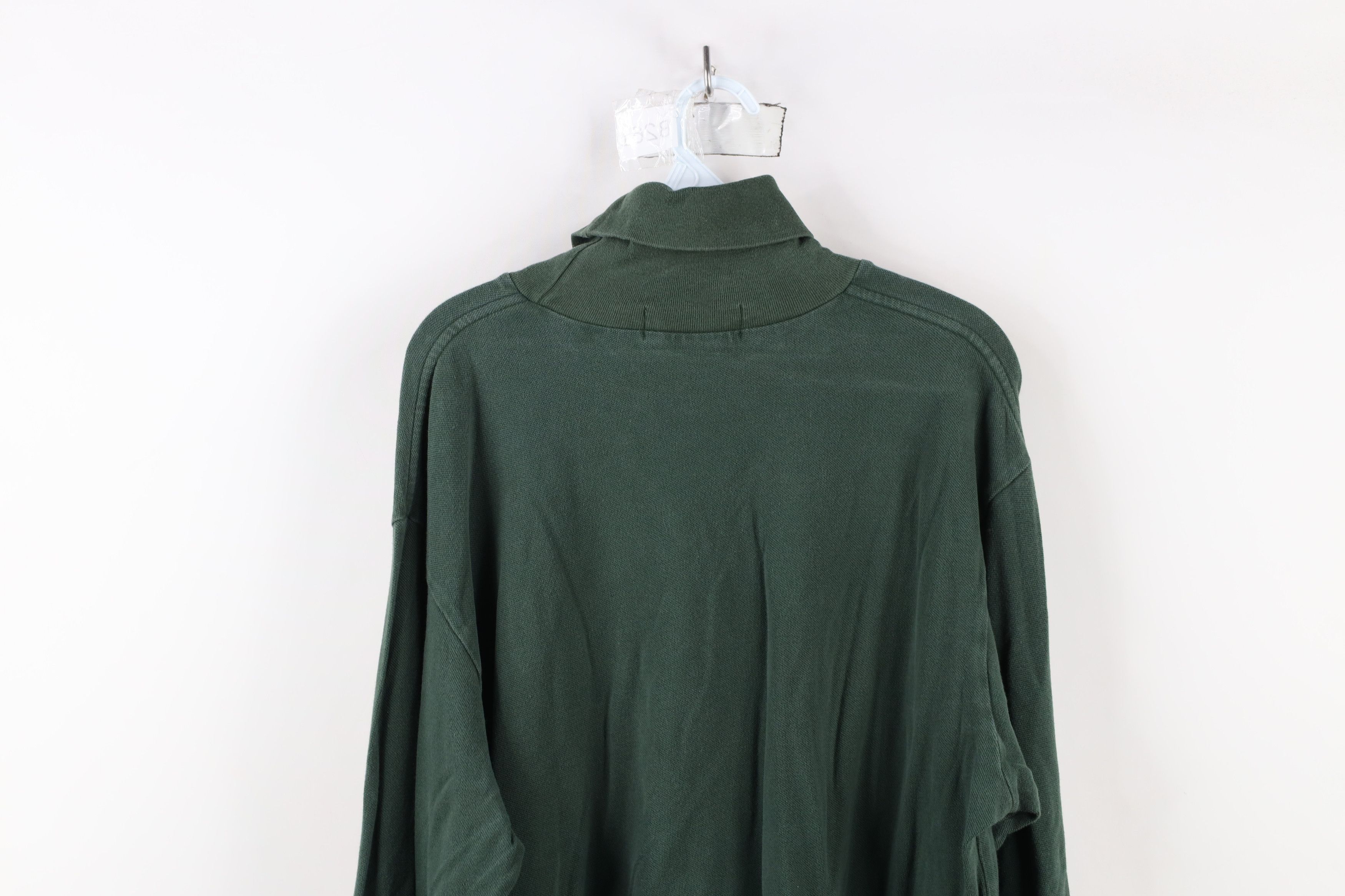 Ralph Lauren × Vintage Vintage 90s Ralph Lauren Cotton Turtleneck T-Shirt Green Size US XL / EU 56 / 4 - 12 Thumbnail