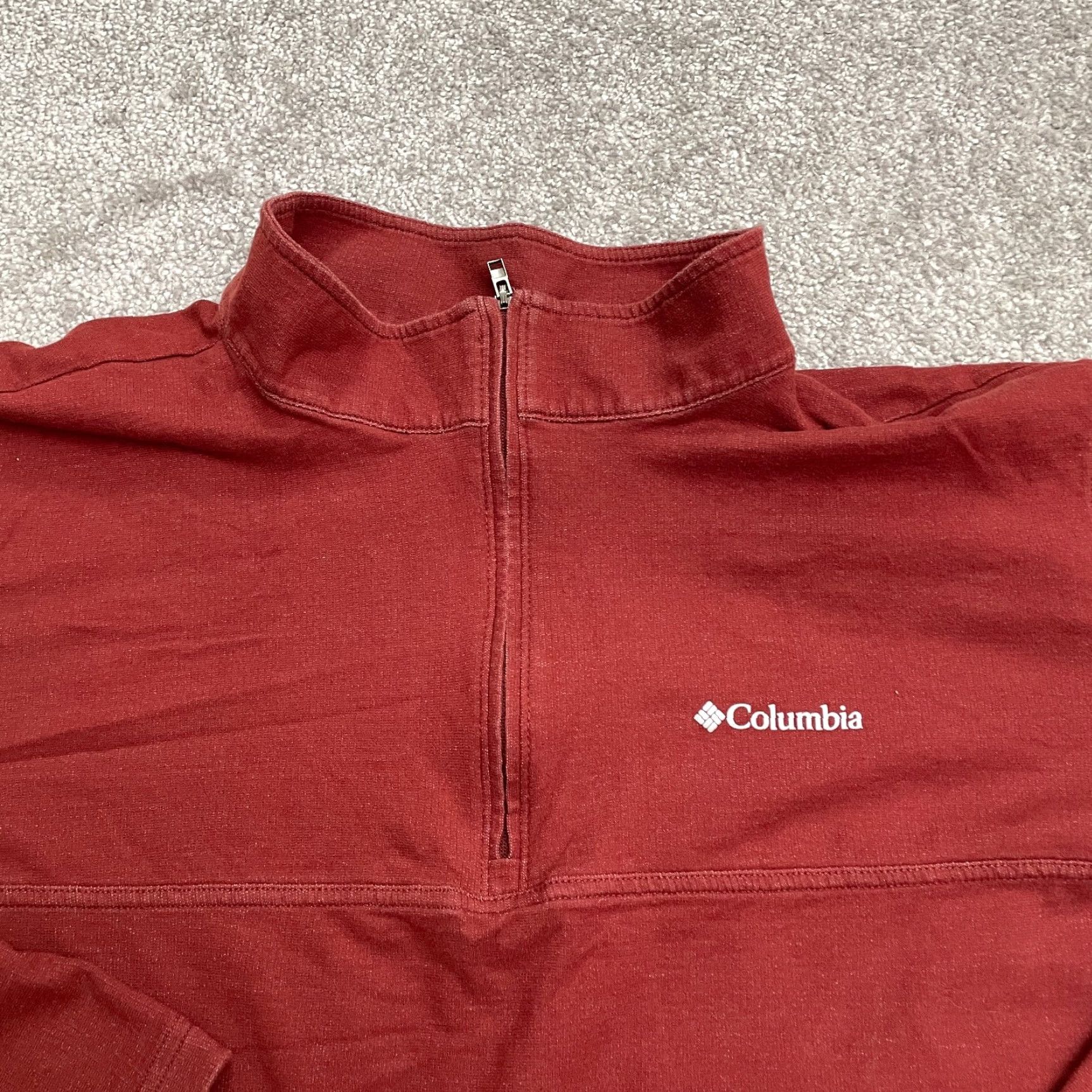 Vintage Columbia Omni Wick Sweatshirt Mens XXL Red 1/4 Zip Pullover Outdoor All Seasons Size US XXL / EU 58 / 5 - 3 Thumbnail