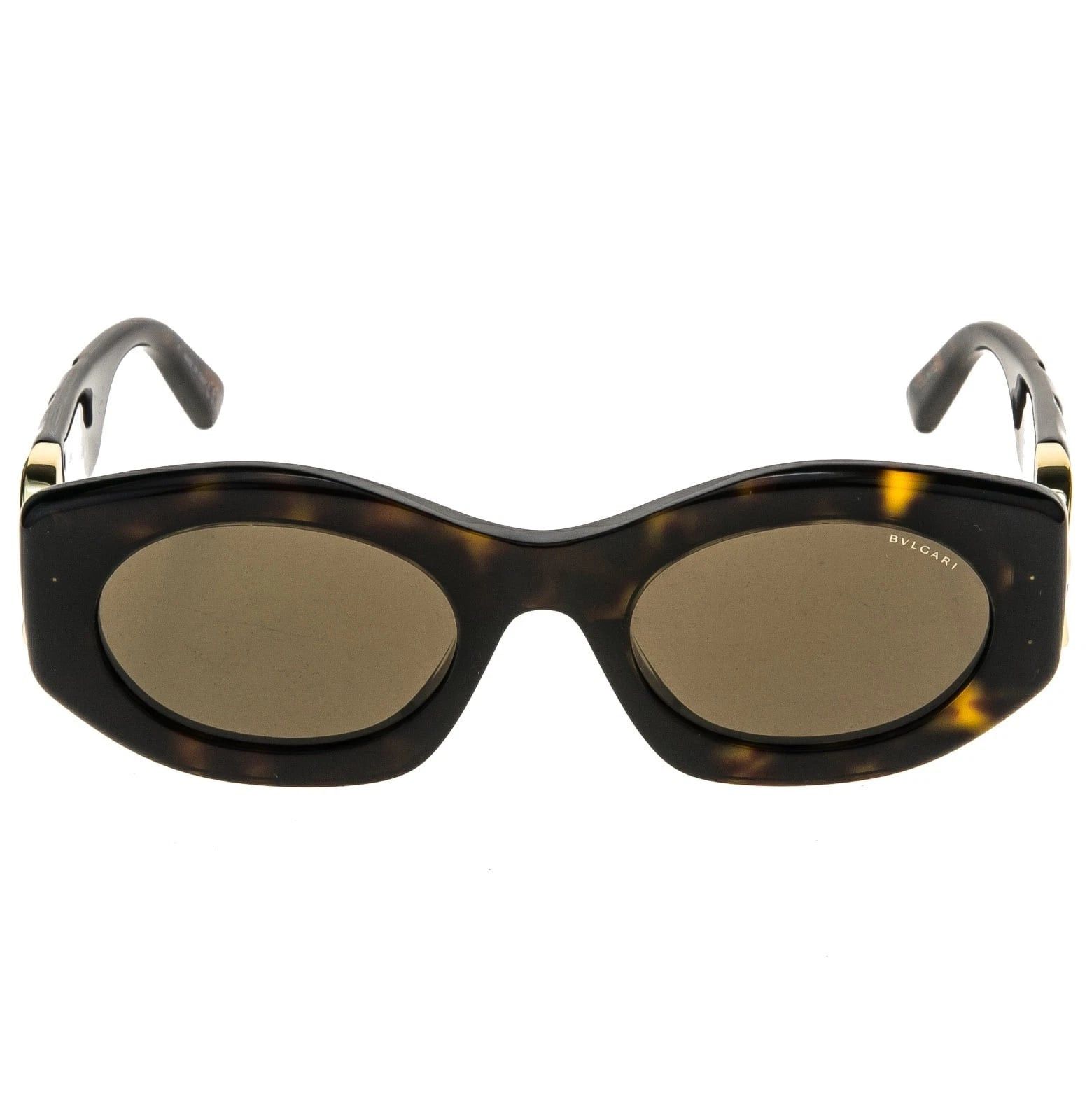 Bvlgari BVLGARI 40049 CALLA BV40049I Brown Oval Sunglasses 53E Size ONE SIZE - 9 Thumbnail