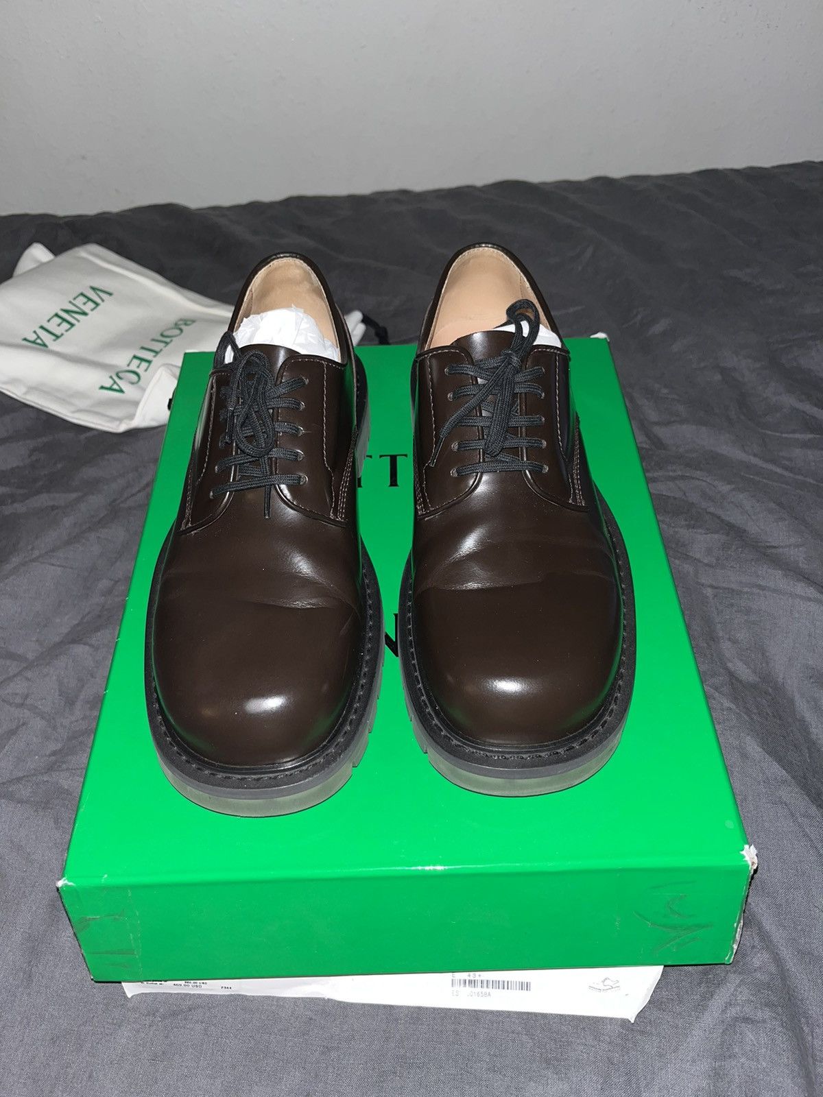 Bottega Veneta bottega derbies with clear sole Size US 10.5 / EU 43-44 - 2 Thumbnail