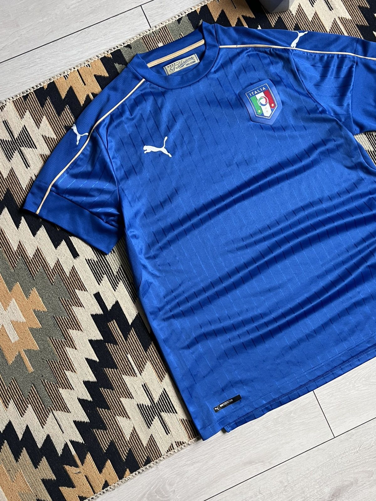Puma × Vintage Puma Italy National Team 2016-2017 Soccer Jersey Size US XL / EU 56 / 4 - 2 Thumbnail
